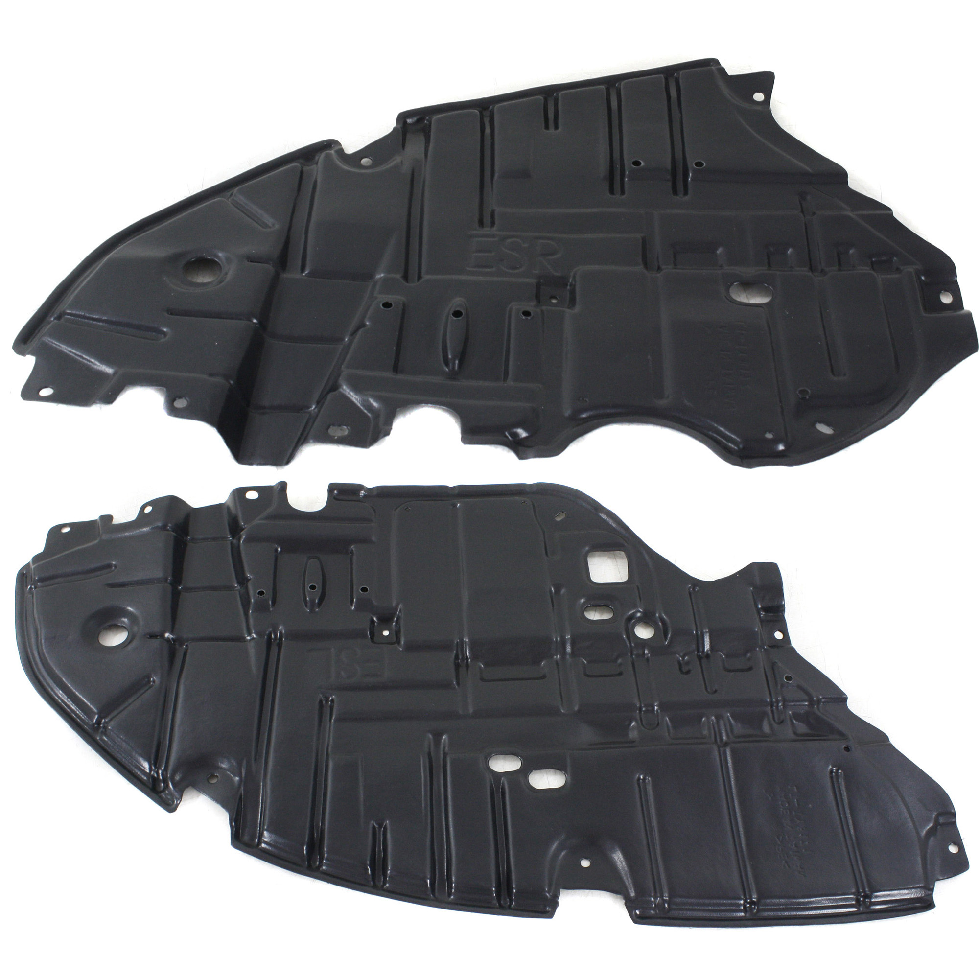 AM ES300H ES350-13-15 ENGINE SPLASH SHIELD Under Cover RH AND LH SKU SET REPL310145 Partslink LX1228137 LX1228138 OEM 5144133160-5144233160