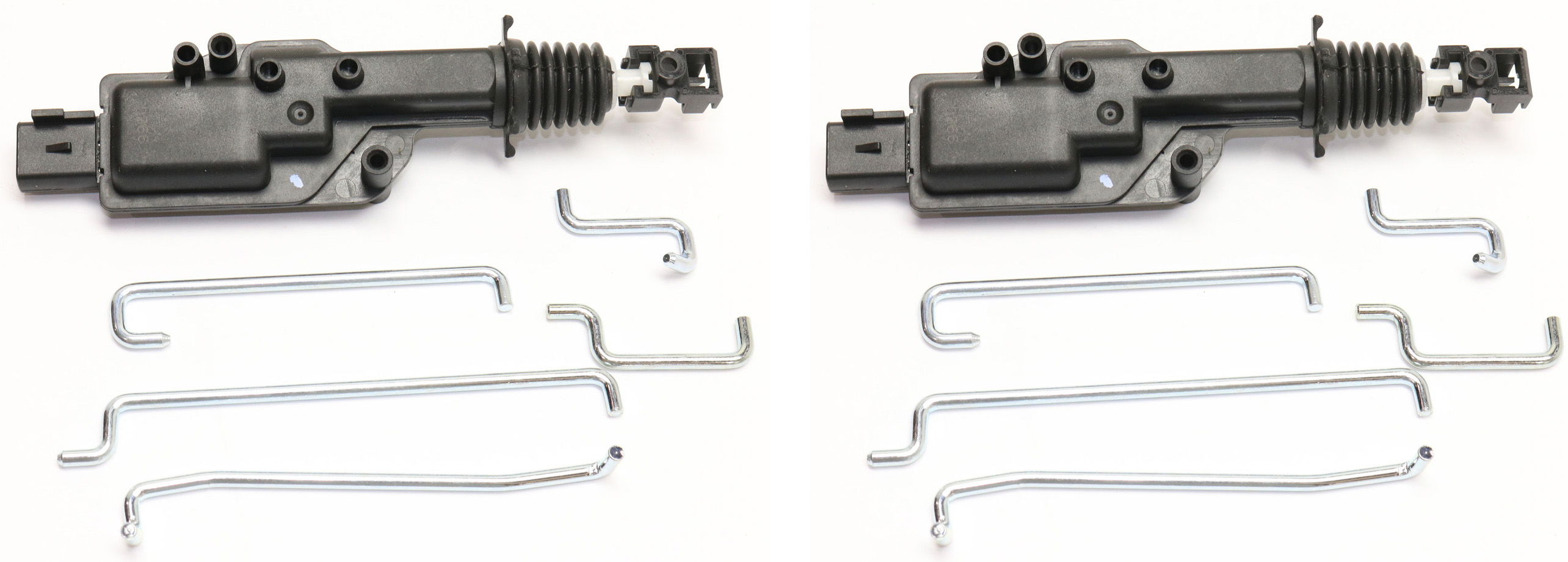 AM TOWN CAR 90-97 EXPLORER SPORT TRAC 01-03 REAR DOOR LOCK ACTUATOR RH AND LH Male Plug 12V SKU SET REPL315305-2 Partslink FO1524100 OEM F5VZ5426595A