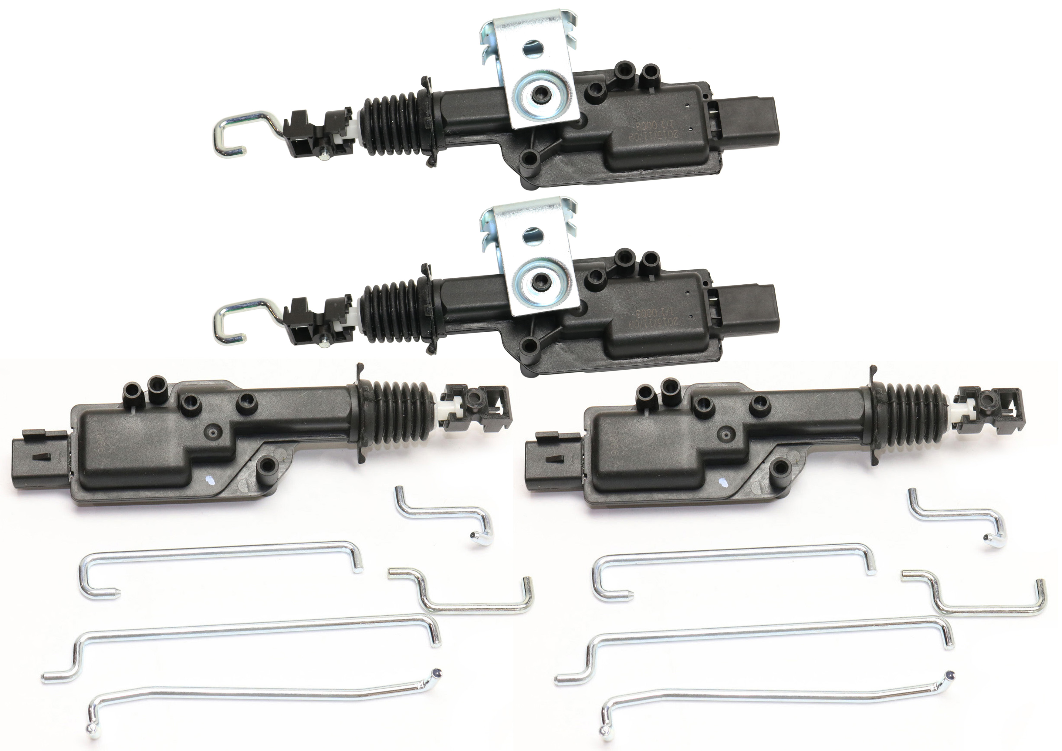 AM CONTINENTAL 90-94 CROWN VICTORIA 92-94 EXPLORER SPORT TRAC 01-03 FRONT AND REAR DOOR LOCK ACTUATOR RH AND LH SKU SET REPL315305-4 Partslink FO1314104 FO1524100 OEM YW7Z54218A42A F5VZ5426595A