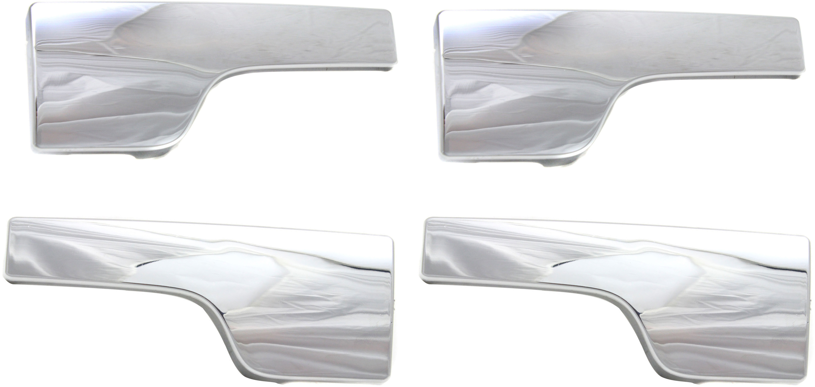 AM NAVIGATOR 03-06 FRONT AND REAR DOOR HANDLE RH AND LH Set of 4 Inside Lever Only All Chrome SKU SET REPL462101C 4 Partslink IDH010082 FO1352144 OEM 6L7Z7821818B 2L1Z7821819A
