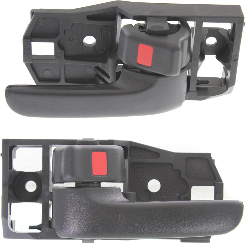 AM IS300 RAV4-01-05 FRONT OR REAR INTERIOR DOOR HANDLE RH AND LH Set of 2 Textured Black SKU SET REPL462139 Partslink IDH010125 OEM 6920530150B6-6920630150B6
