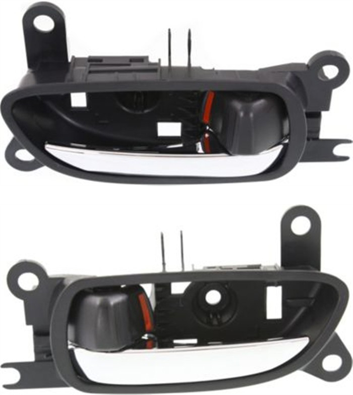 AM IS250 IS350-06-15 FRONT DOOR HANDLE RH AND LH Inside Chrome Lever+Black Housing Orchid Brown Plastic SKU SET REPL462161 OEM 6920730070C0-6920830050C0