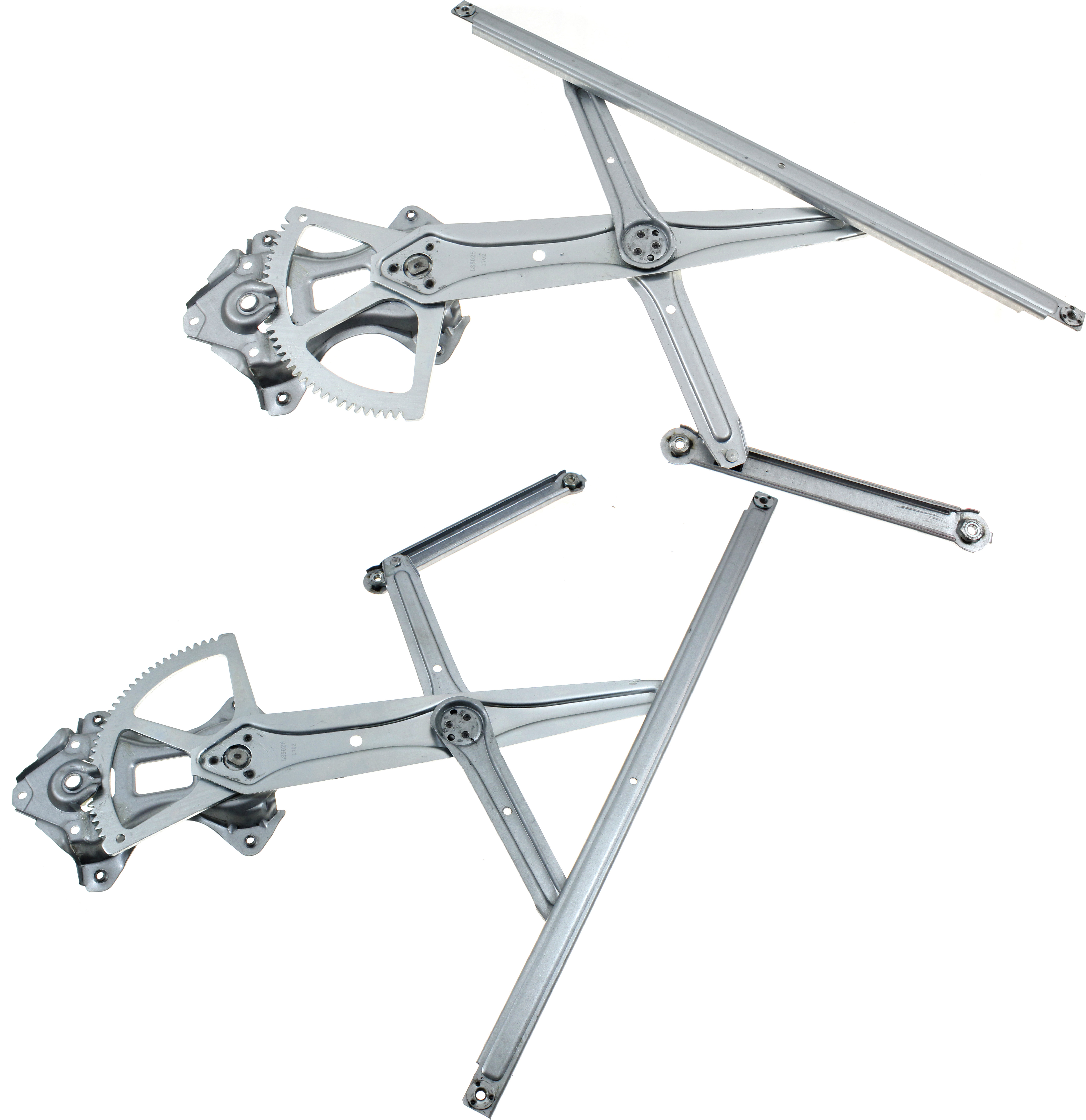 AM ES350-07-12 FRONT WINDOW REGULATOR RH AND LH w o Motor SKU SET REPL462949 Partslink LX1350112 LX1351112 OEM 6980133080-6980233080