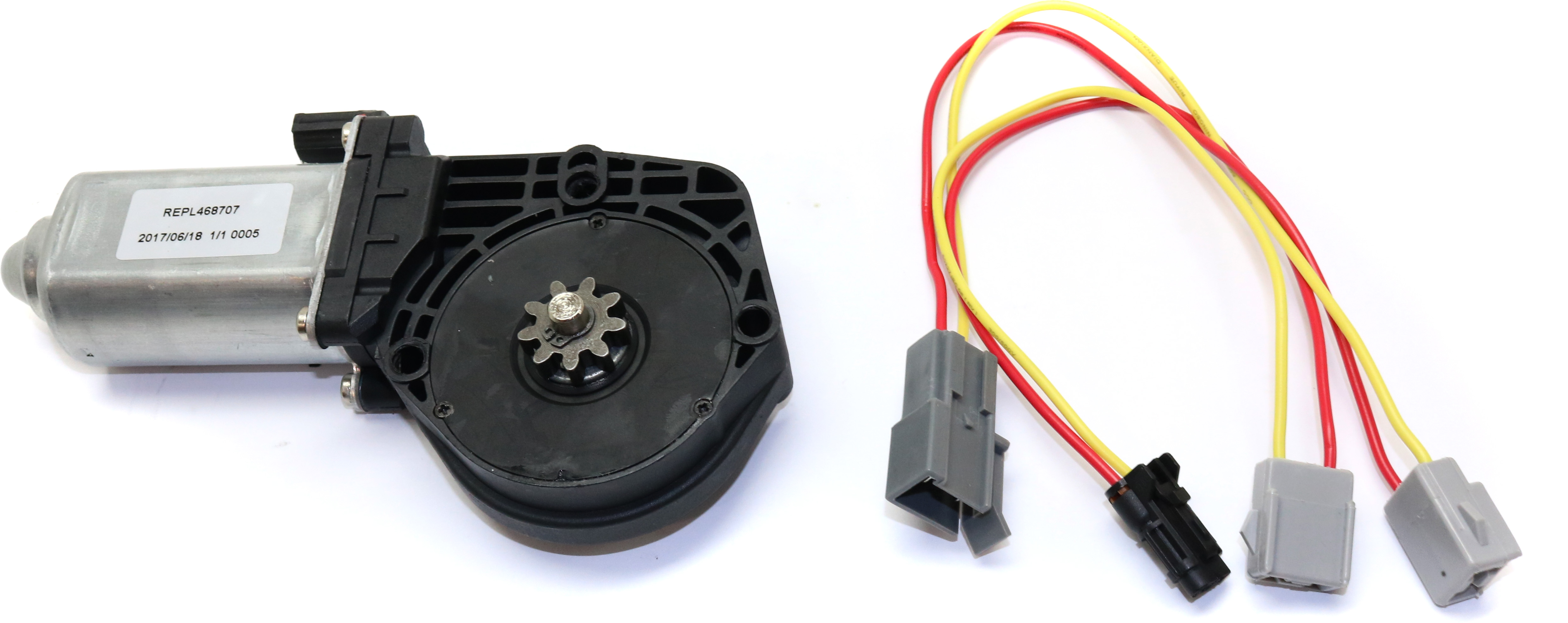 AM CONTINENTAL 84-87 TOWN CAR 81-89 WINDOW REGULATOR MOTOR Front RH and LH SKU SET REPL468707 Partslink FO1357116 FO1356116 OEM E1VZ66233V94ARM E1VZ66233V95AR