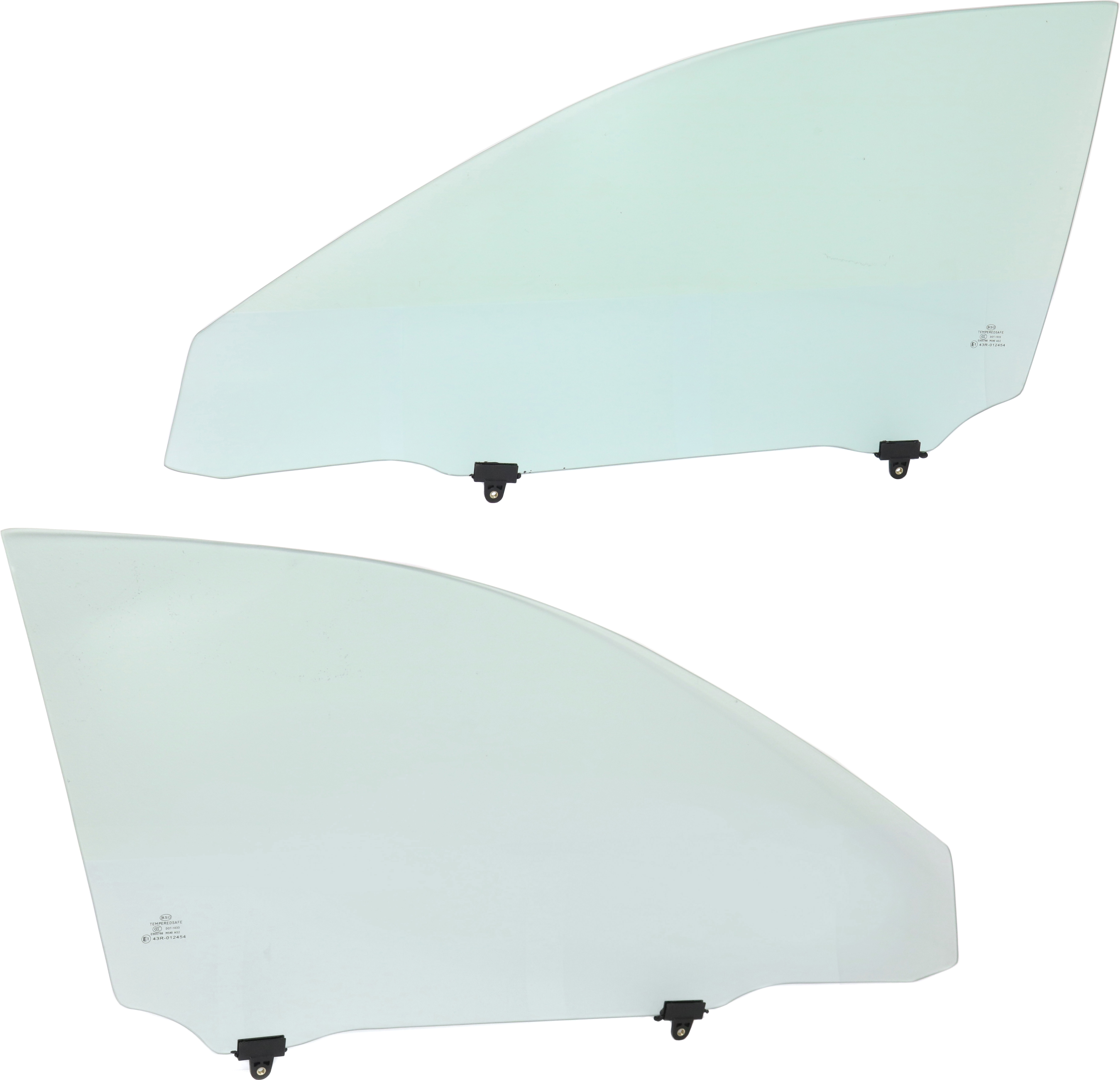 AM LEXUS ES300H ES350-13-18 FRONT DOOR GLASS RH AND LH Green Tint ES350 Japan Built SKU SET REPL480101 OEM 6810133171 FD25775GTYN 6810233