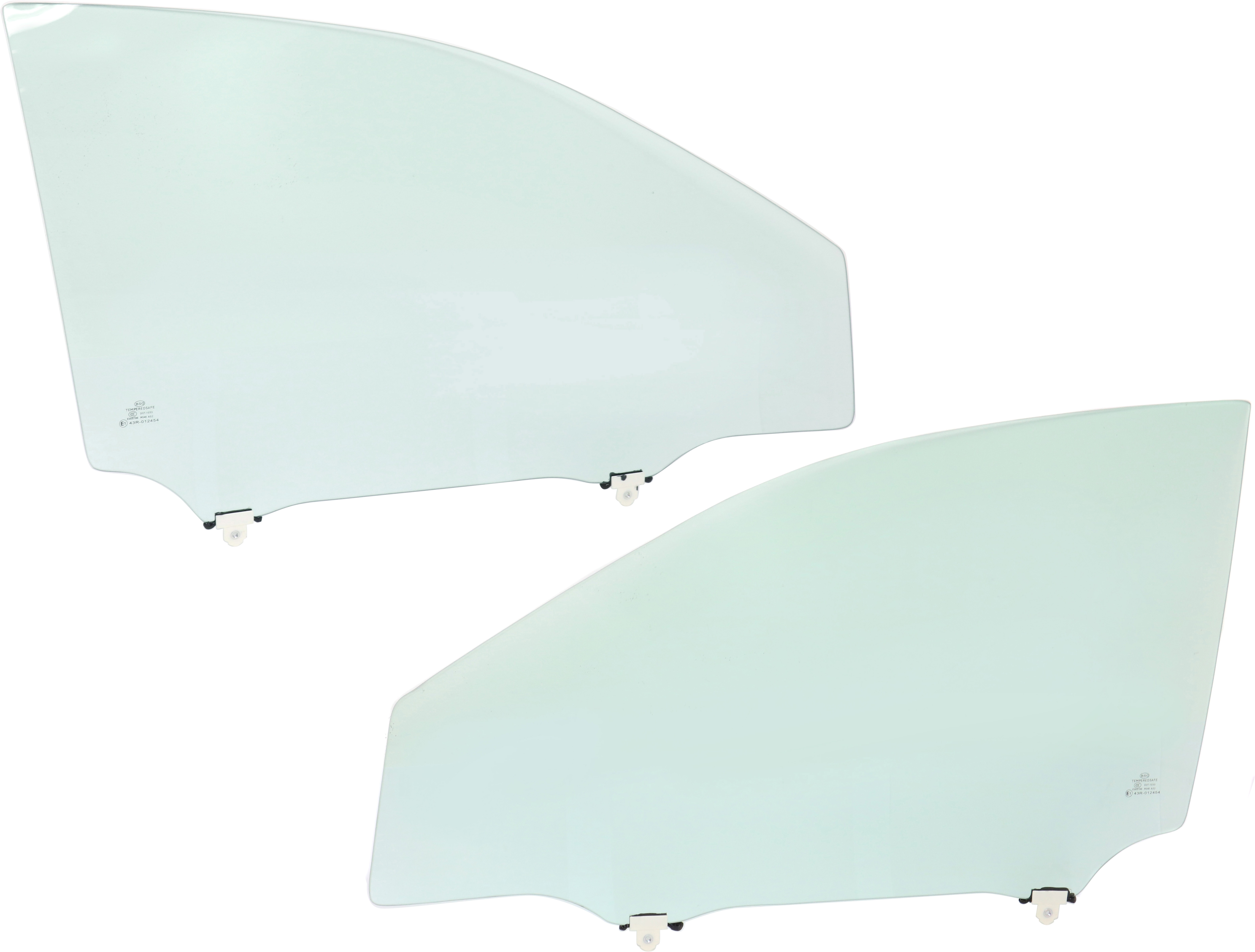 AM RX350 RX450-10-15 FRONT DOOR GLASS RH AND LH Green Tint SKU SET REPL480109 OEM 681010E050 FD24166GTYN 681010E