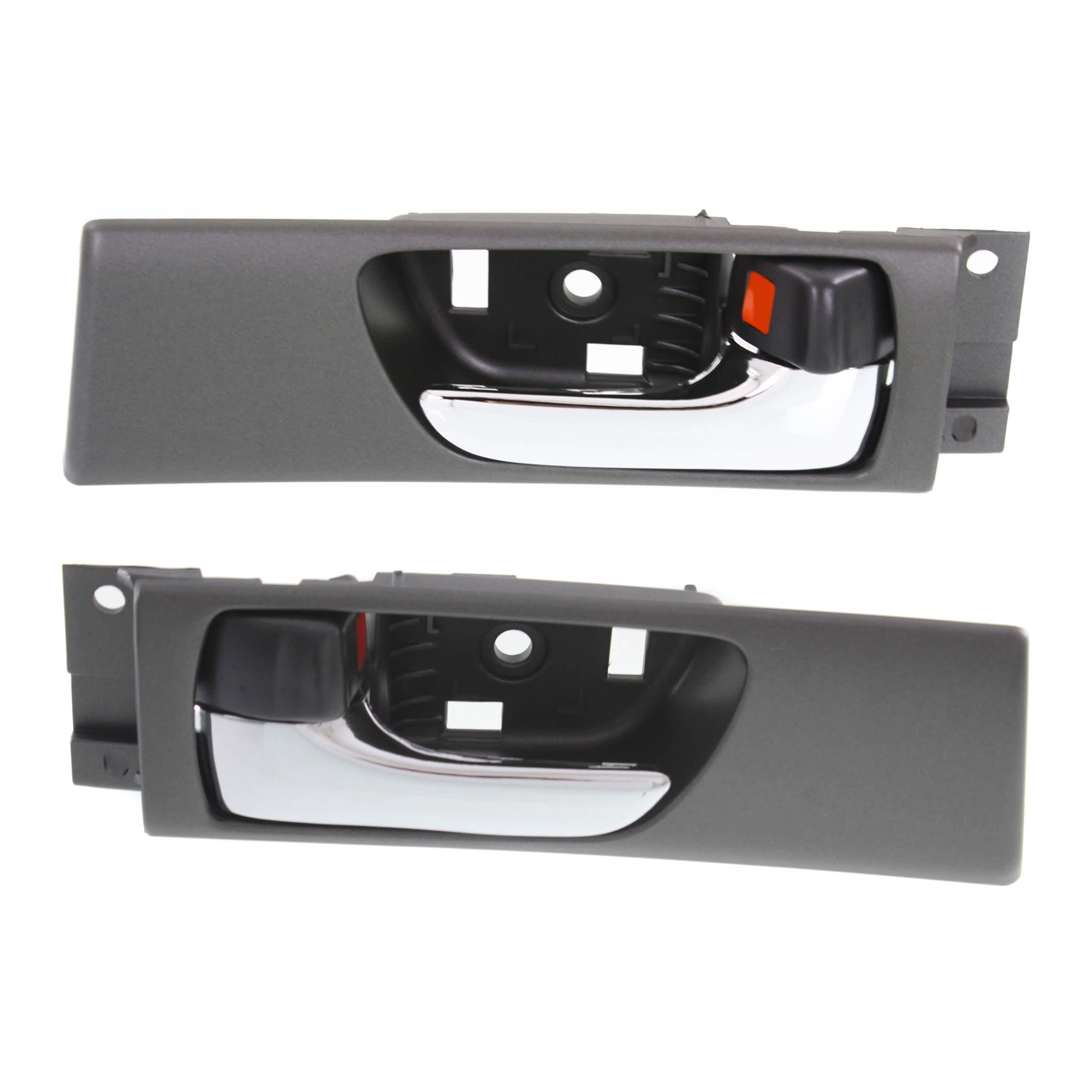 AM ES300-02-03 ES330-04-06 REAR INTERIOR DOOR HANDLE RH AND LH Chrome Lever+Black Housing Plastic SKU SET REPL491347 OEM 6920733030C0-6920833030C0