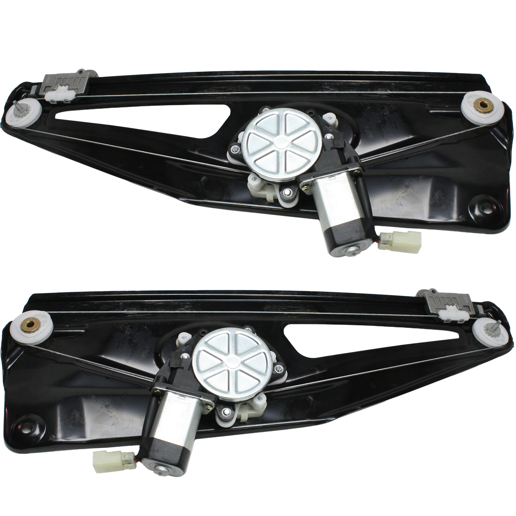 AM RANGE ROVER 03-09 REAR WINDOW REGULATOR RH and LH Power w Motor SKU SET REPL491727 Partslink RO1550101 RO1551101 OEM CVH500100 CVH500110