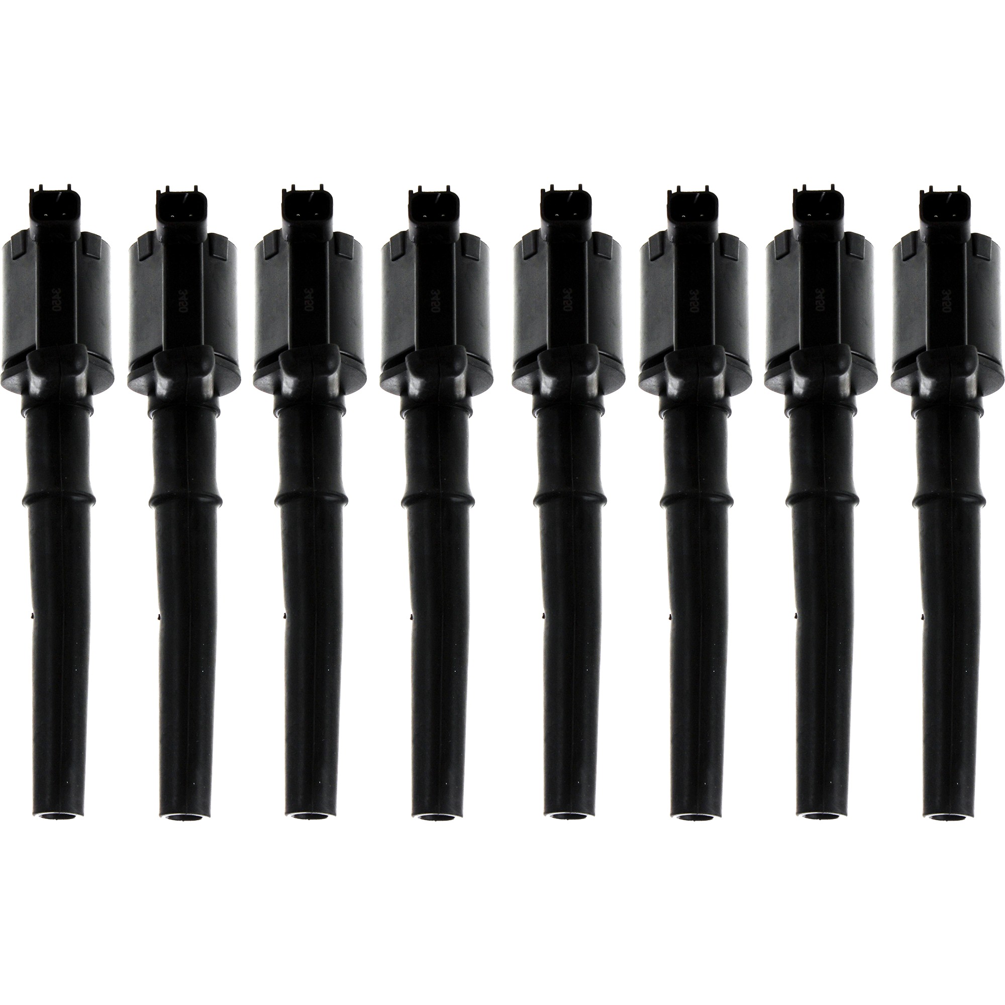 AM MARK VIII 97-98 NAVIGATOR 99-04 IGNITION COIL Set 8 Cylinder 12 Volts Blade Type 2 Prong Male SKU SET REPL504605-8