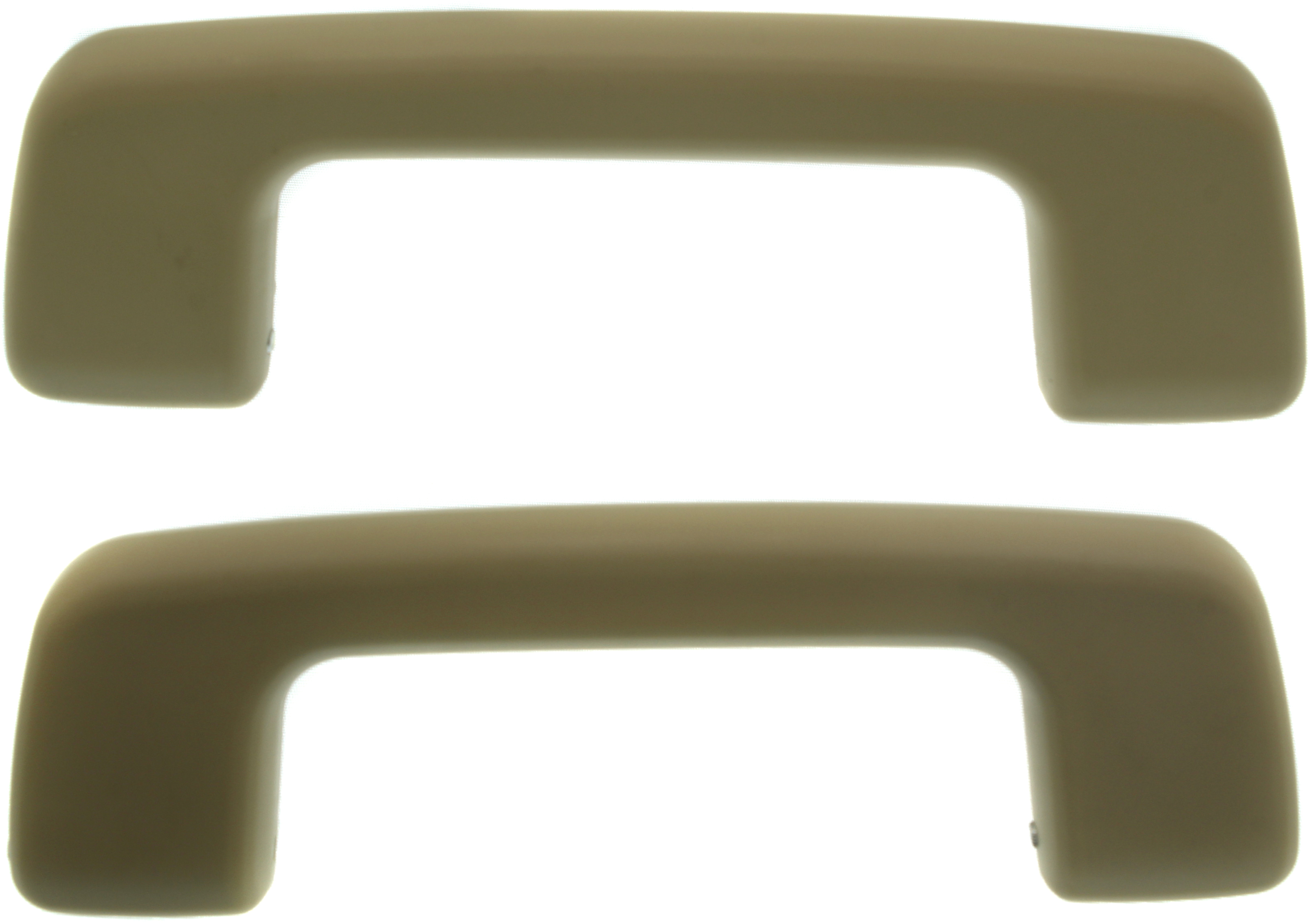 AM MILAN 06-11 MKZ 07-12 GRAB HANDLE Front RH and LH Inside Roof Mounted Beige Camel Sand Plastic SKU SET REPL508501 OEM 6E5Z5431406AAB 6E5Z5431407AAB