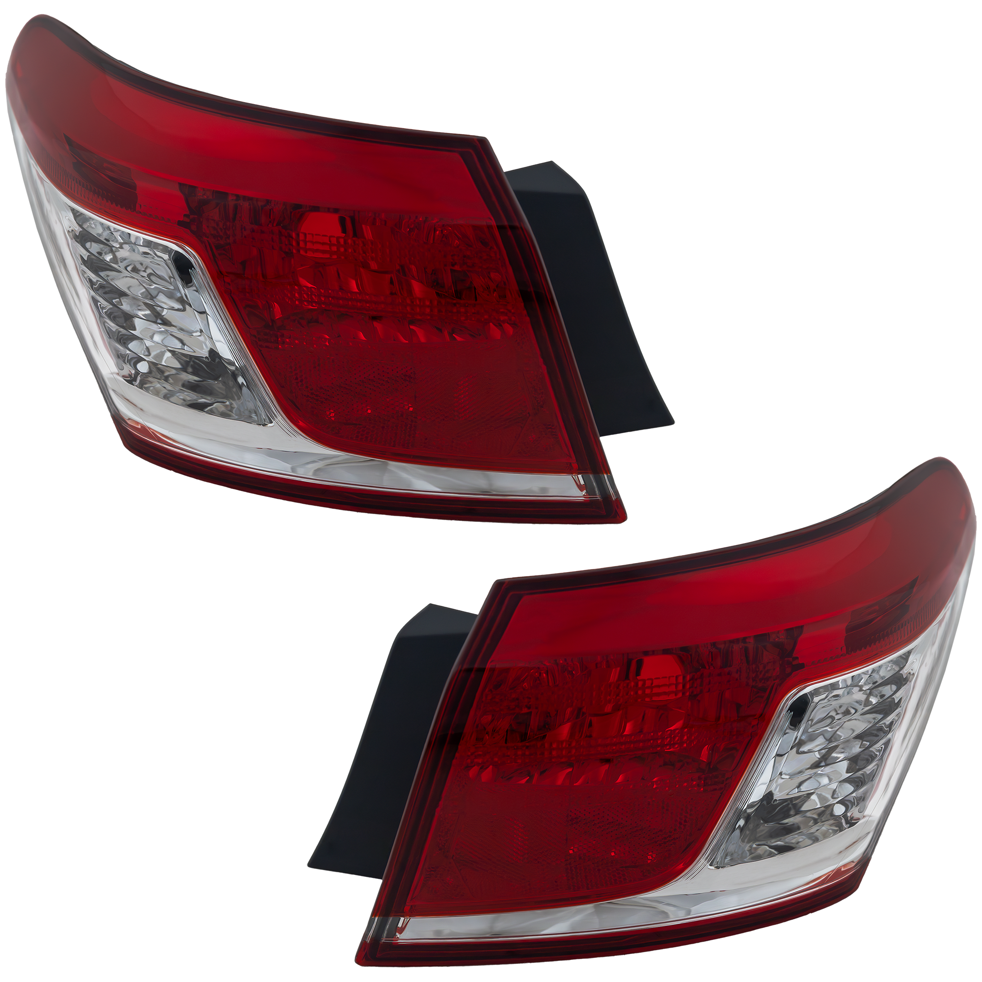 AM ES350-10-12 TAIL LAMP RH AND LH Outer Lens and Housing SKU SET REPL730177 Partslink LX2805104 LX2804104 OEM 8155133470-8156133410