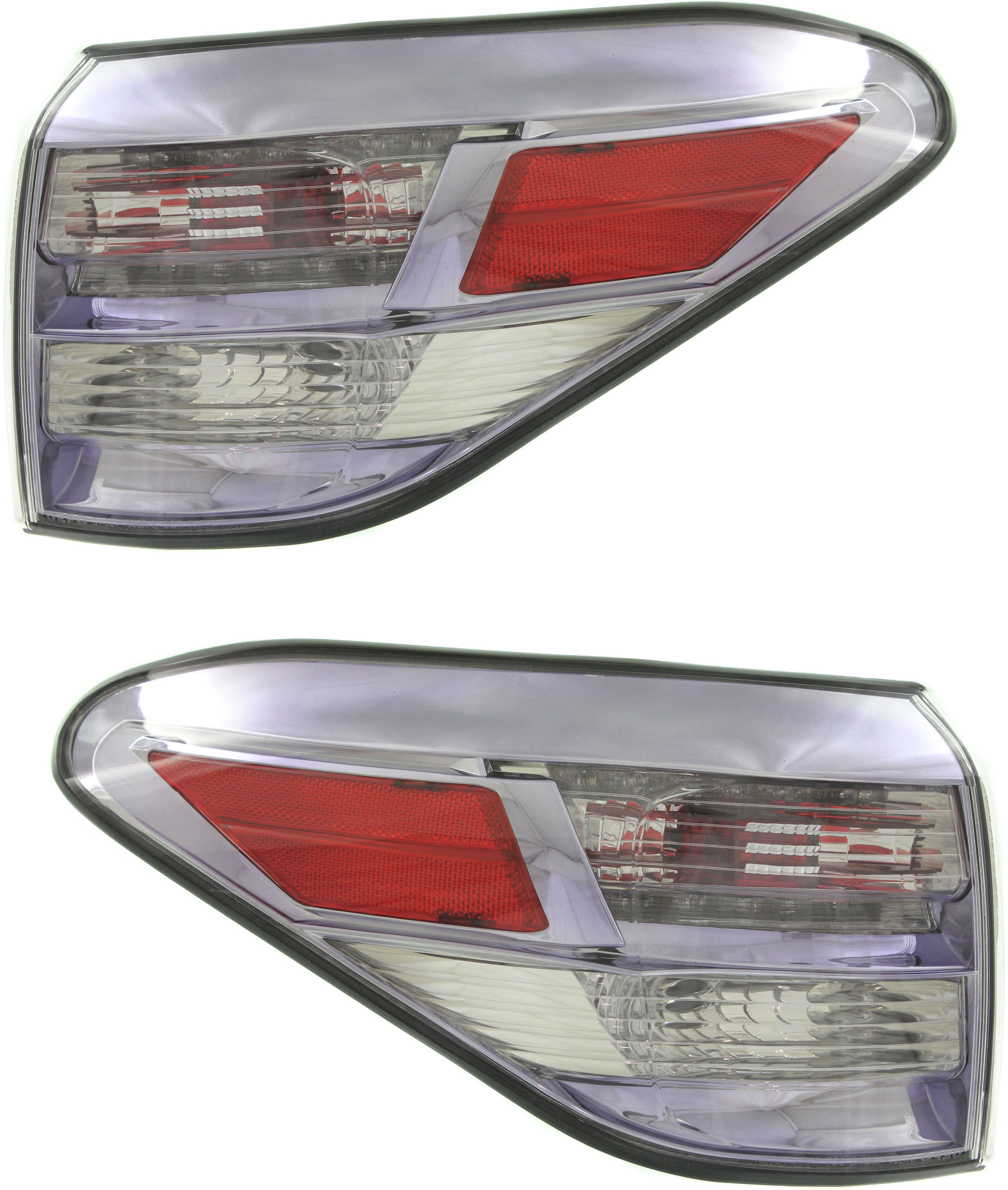 AM RX450H 10-12 TAIL LAMP RH AND LH Outer Lens and Housing Japan Built Vehicle SKU SET REPL730313 Partslink LX2805110 LX2804110 OEM 8155148260-8156148260