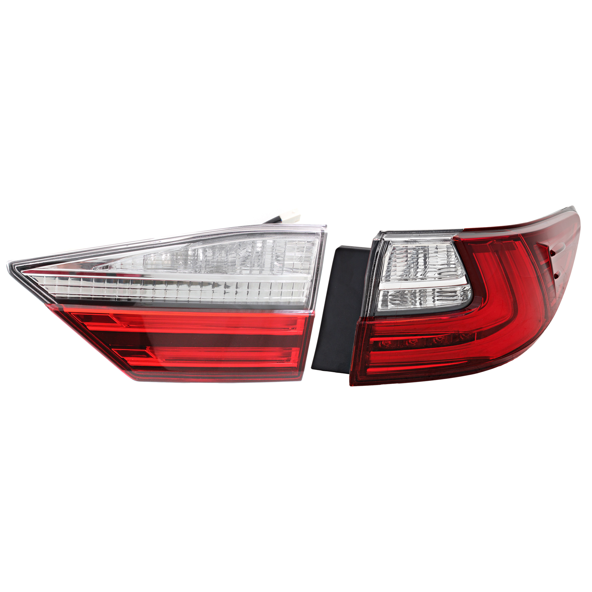 AM ES350 ES300H 16-16 TAIL LAMP RH Inner and Outer SKU SET REPL730335 A Partslink LX2805130 OEM 8155133621-8158133300 PFM