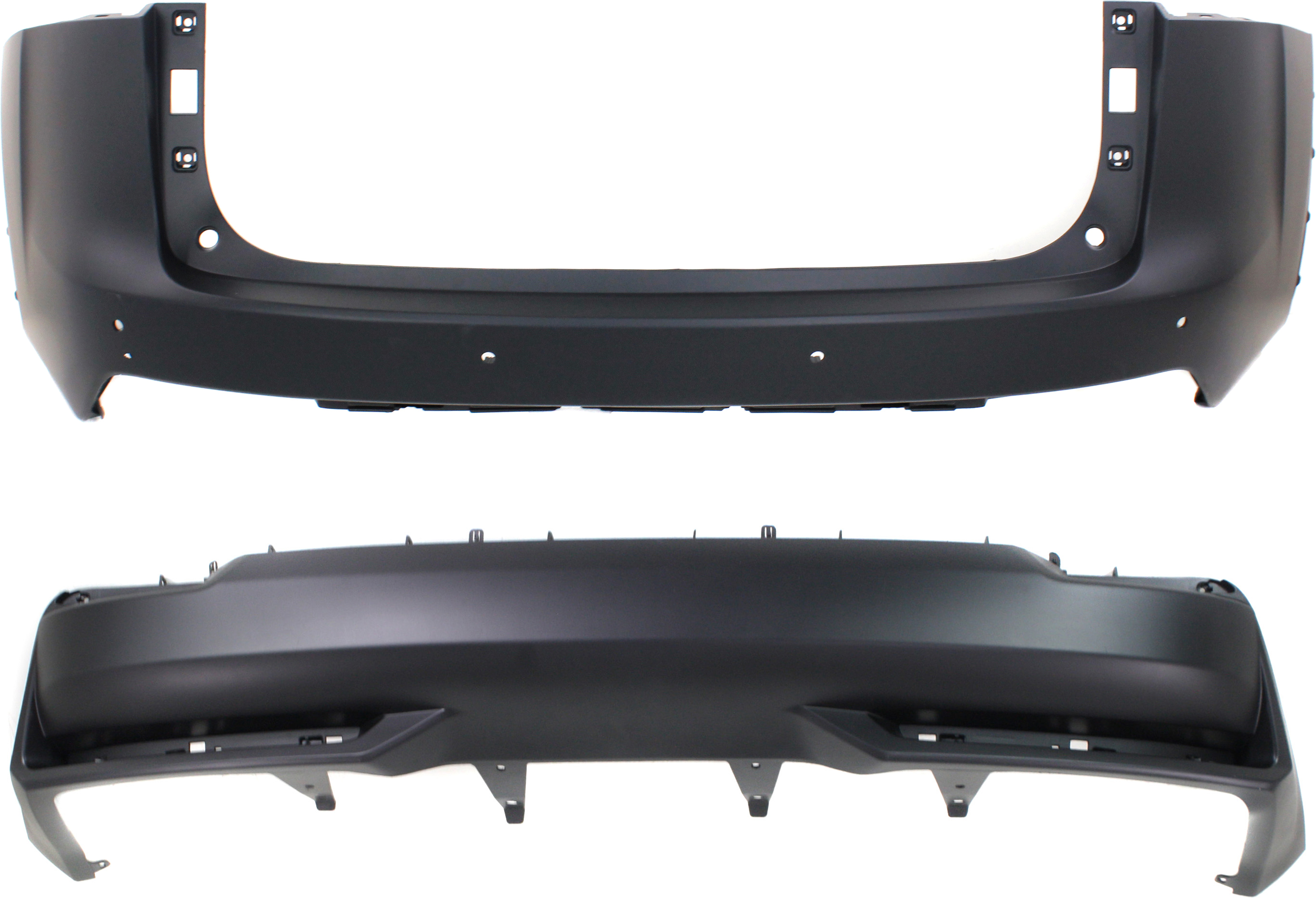 AM NX300H 15-17 REAR BUMPER COVER Upper and Lower SKU SET REPL760149P 2 Partslink LX1100176 LX1115101 OEM 5215978918-5215978904-52169780