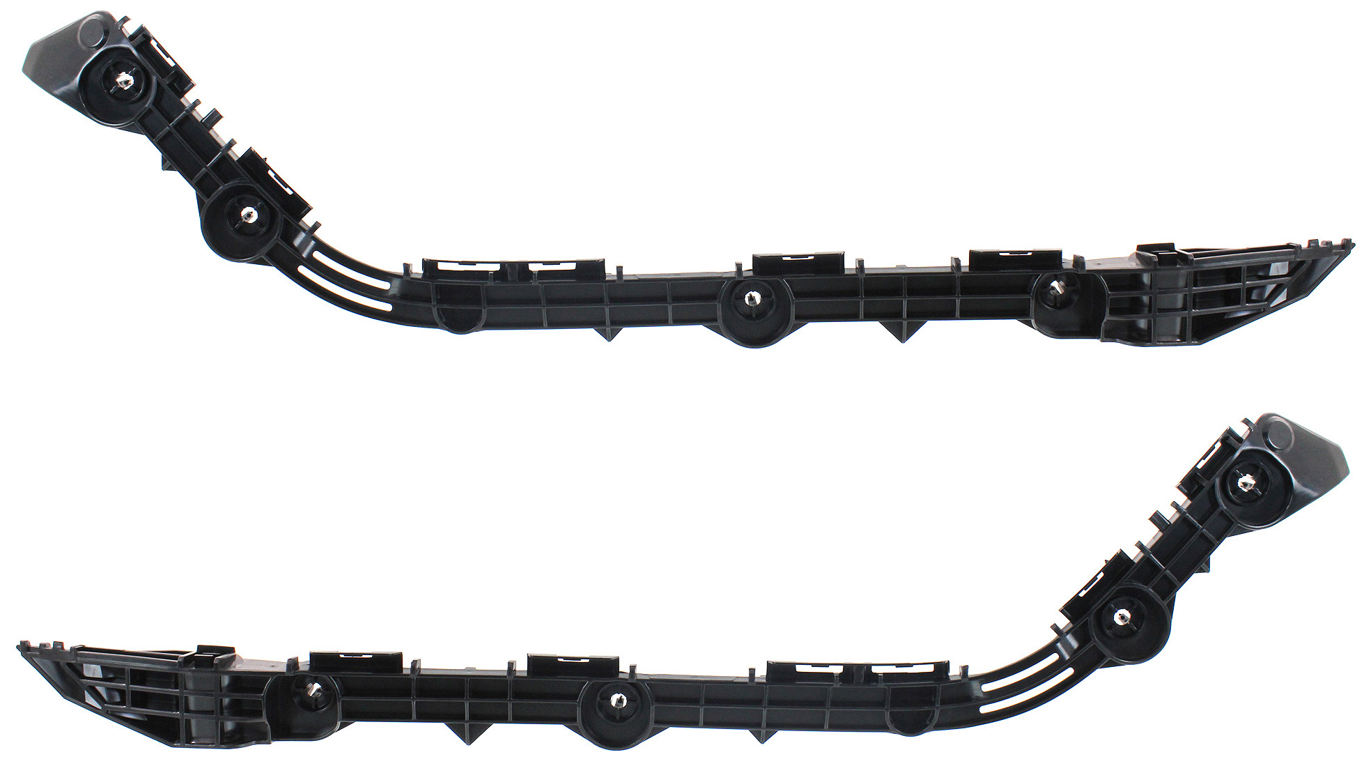 AM ES300H ES350-13-17 REAR BUMPER SUPPORT RH and LH Side Support Plastic SKU SET REPL762207 Partslink LX1143102 LX1142102 OEM 5215706060-5215806060
