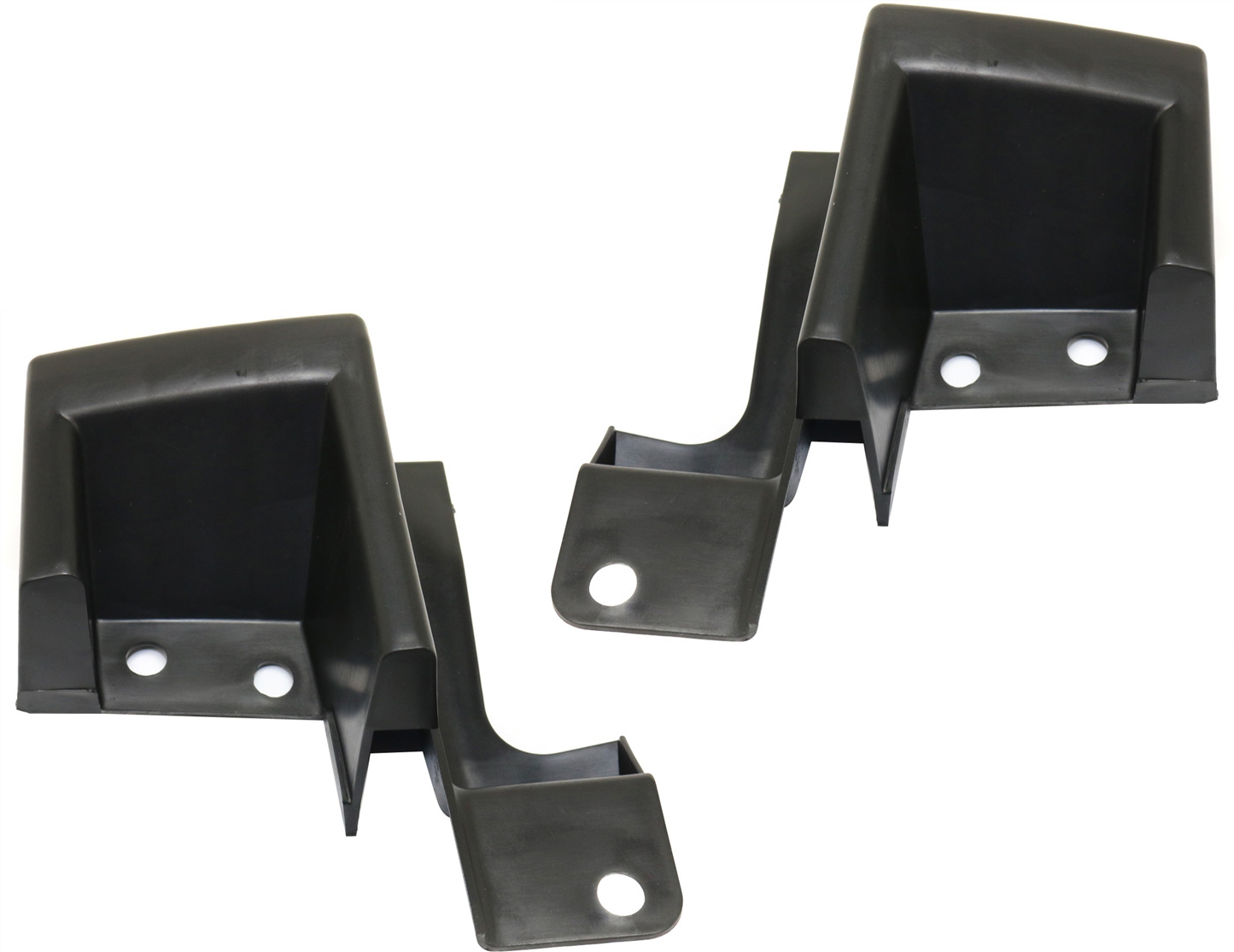 AM RANGE ROVER 10-12 REAR BUMPER BRACKET RH AND LH Lower Plastic SKU SET REPL762703 Partslink RO1143101 RO1142101 OEM LR011603 LR011604