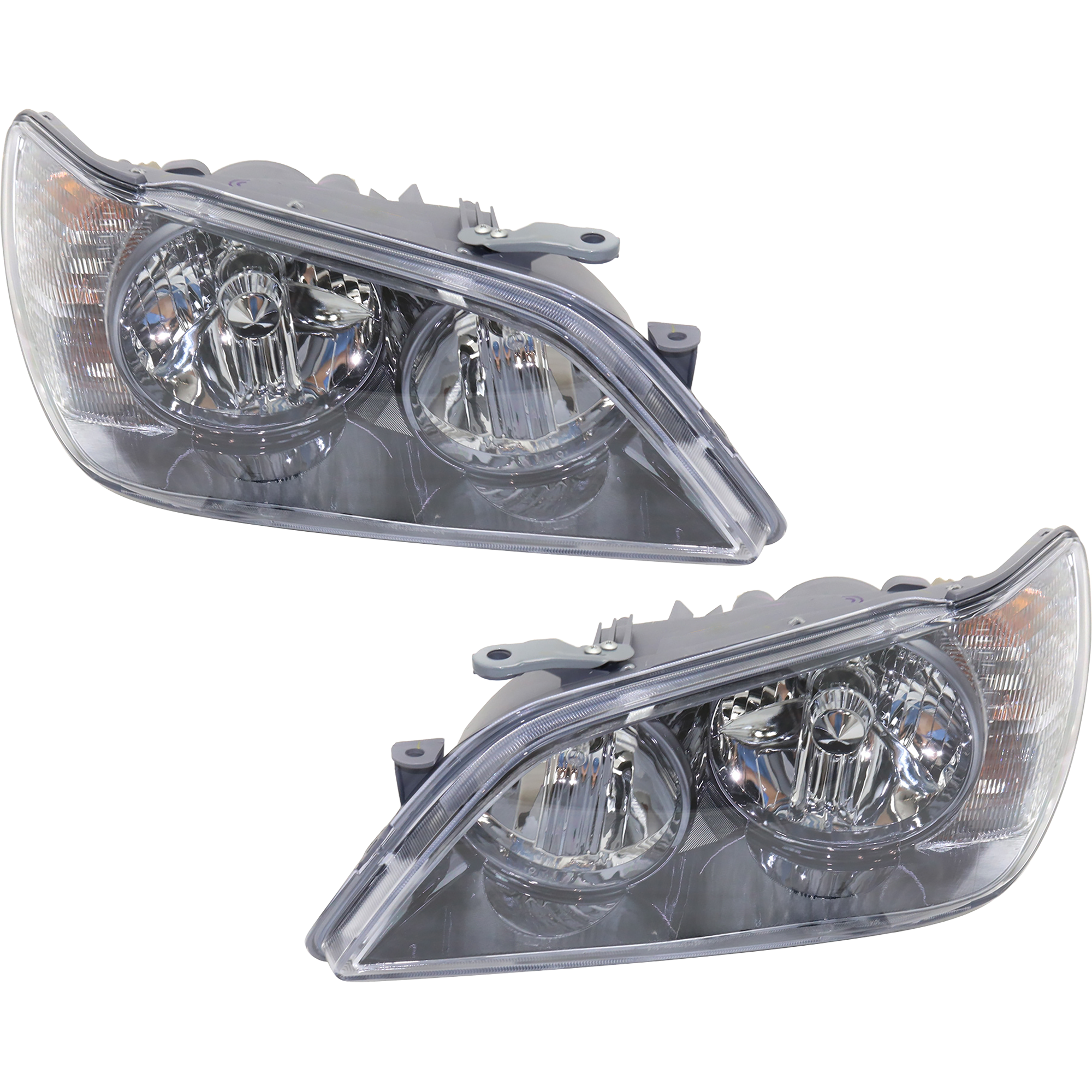 AM IS300-04-04 HEAD LAMP RH AND LH Assembly HID Xenon with HID Kit w Sport Package SKU SET REPLX100107 Partslink LX2503137 LX2502137 OEM 8111053100-8115053100