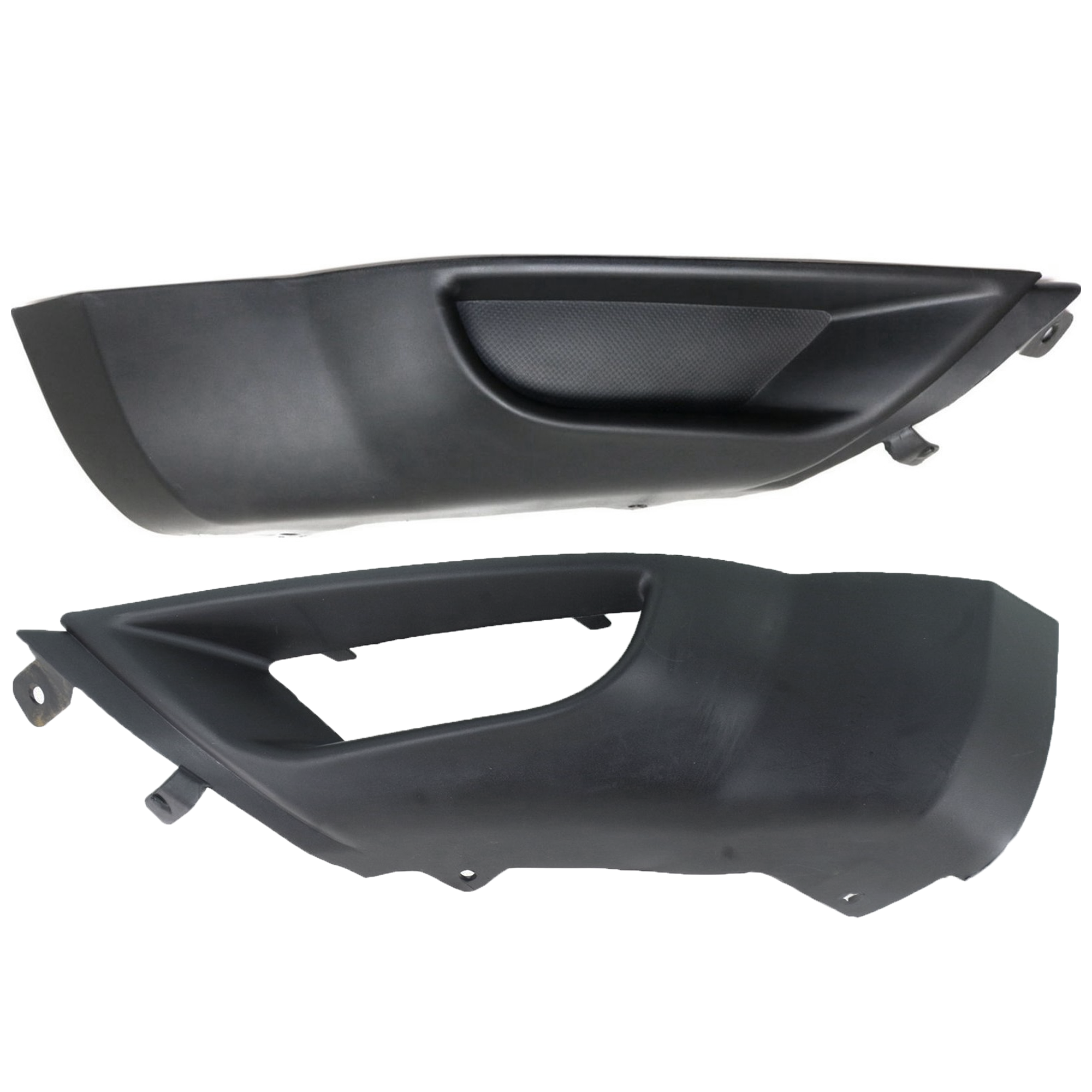AM OUTLANDER 07-09 FRONT BUMPER END RH AND LH Lower Extension SKU SET REPM011103 Partslink MI1005116 MI1004116 OEM 6400A470-6400A469