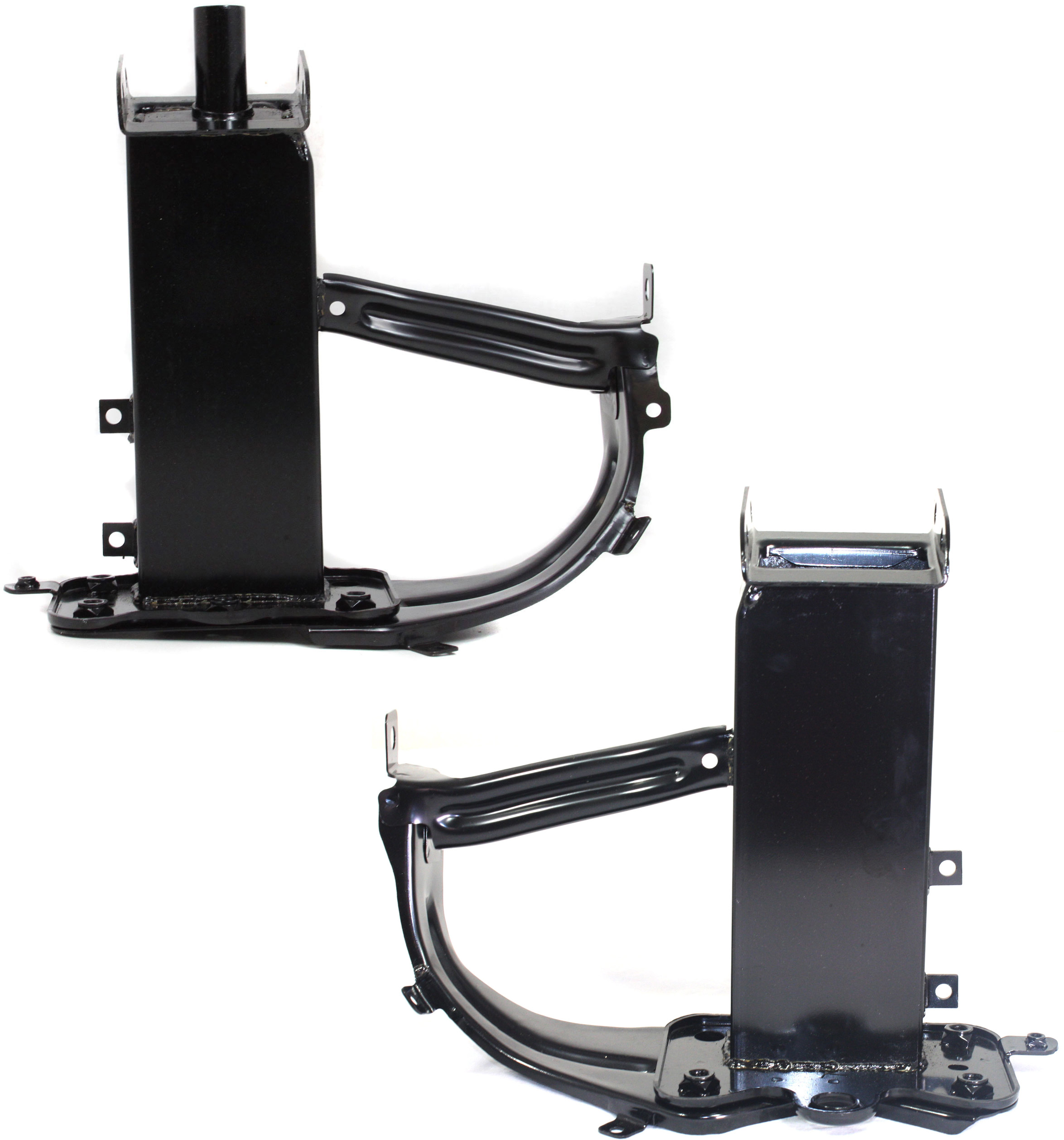 AM E CLASS 03-09 FRONT BUMPER BRACKET RH AND LH Impact Bracket Steel Aluminum Sedan Wagon 04-09 SKU SET REPM013101 Partslink MB1067103 MB1066103 OEM 2116201695-2116200995