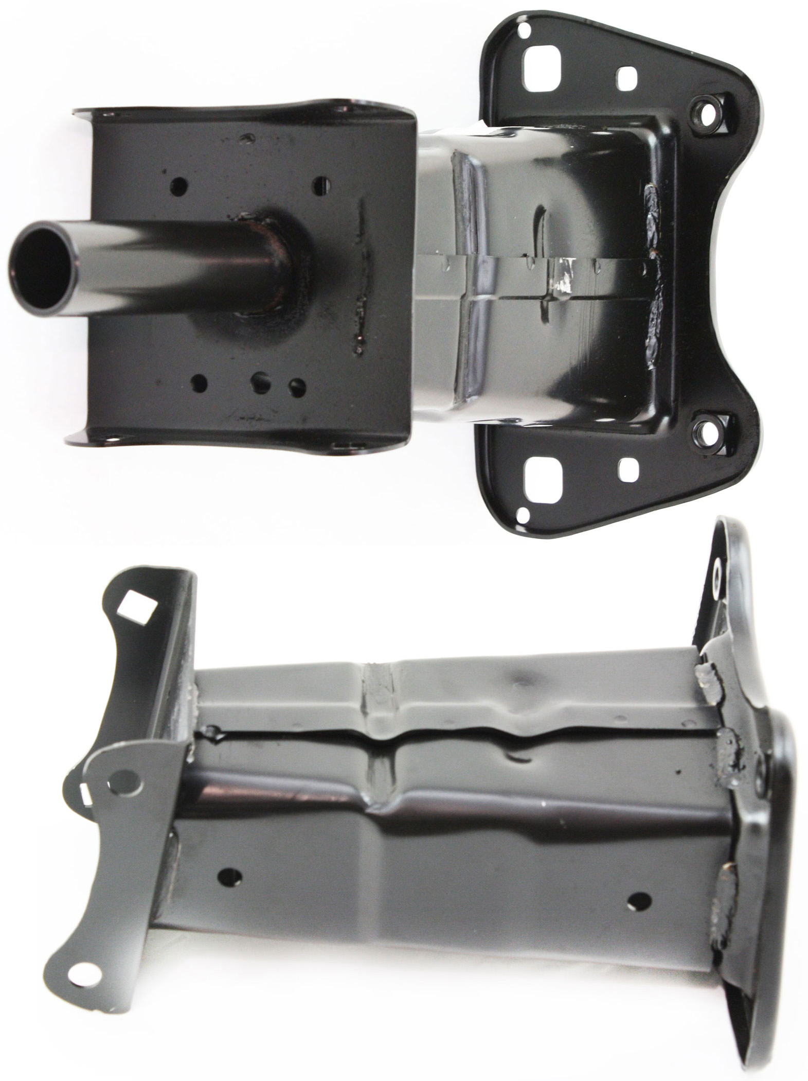 AM ML CLASS 06-11 GL CLASS 07-12 FRONT BUMPER BRACKET RH AND LH Steel SKU SET REPM013103 Partslink MB1067105 MB1066105 OEM 1646202031-1646201931