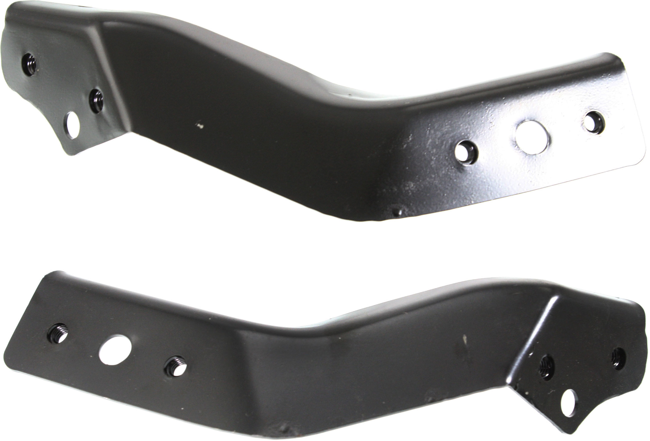 AM C CLASS 08-15 FRONT BUMPER BRACKET RH AND LH Outer Steel 08-14 Sedan 12-15 Coupe SKU SET REPM013105 Partslink MB1063100 MB1062100 OEM 2046200285 PFM 2046200185 PFM