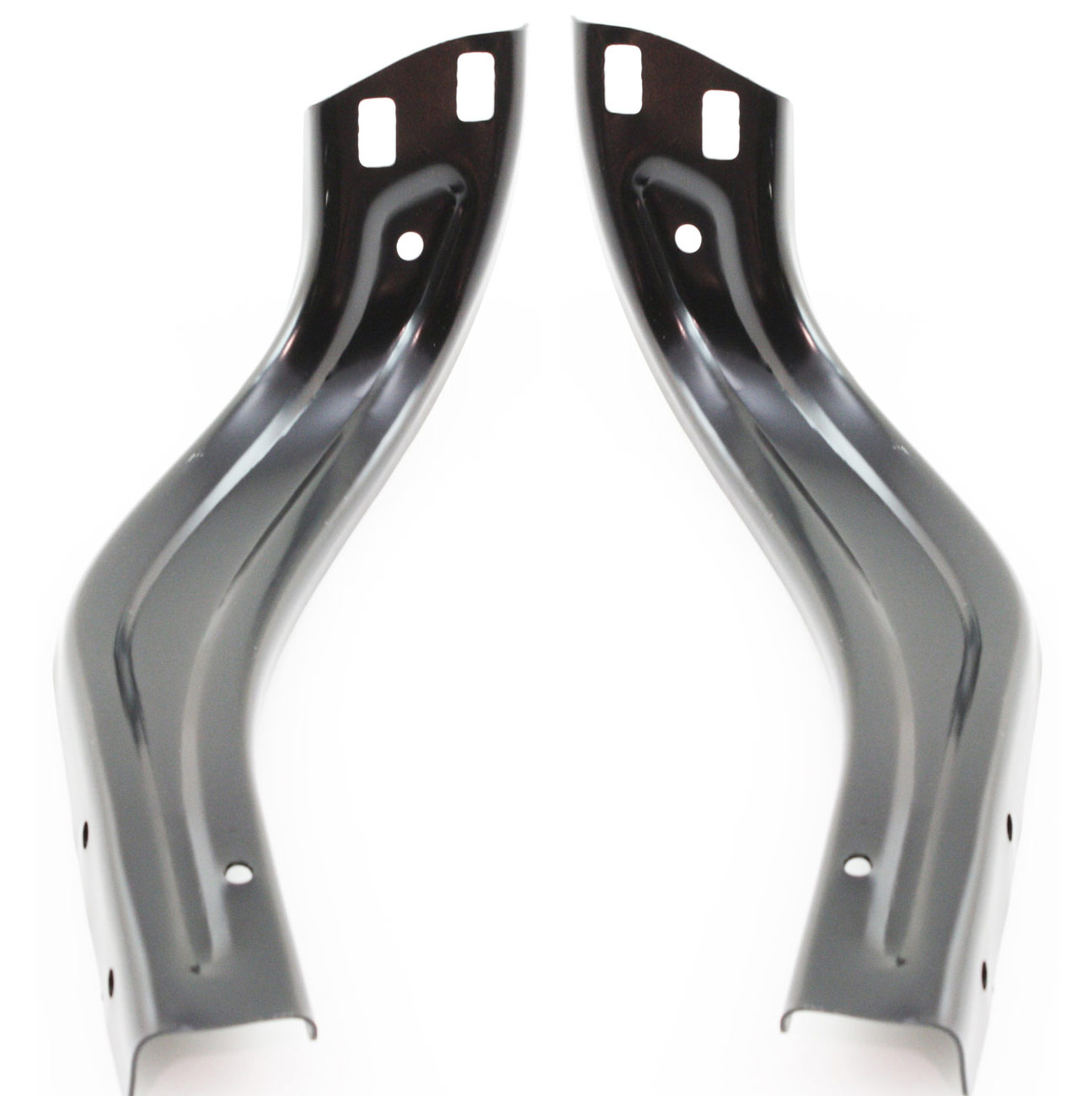 AM E CLASS 10-16 CLS CLASS 12-18 FRONT BUMPER BRACKET RH AND LH End Strut Steel SKU SET REPM013107 Partslink MB1063101 MB1062101 OEM 2126200285-2126200185