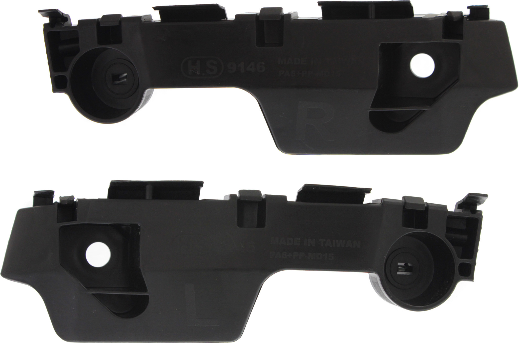 AM MAZDA 6-09-13 FRONT BUMPER RETAINER RH AND LH Plastic SKU SET REPM014907 Partslink MA1033107 MA1032107 OEM GS3L500T1F GS3L500U1F
