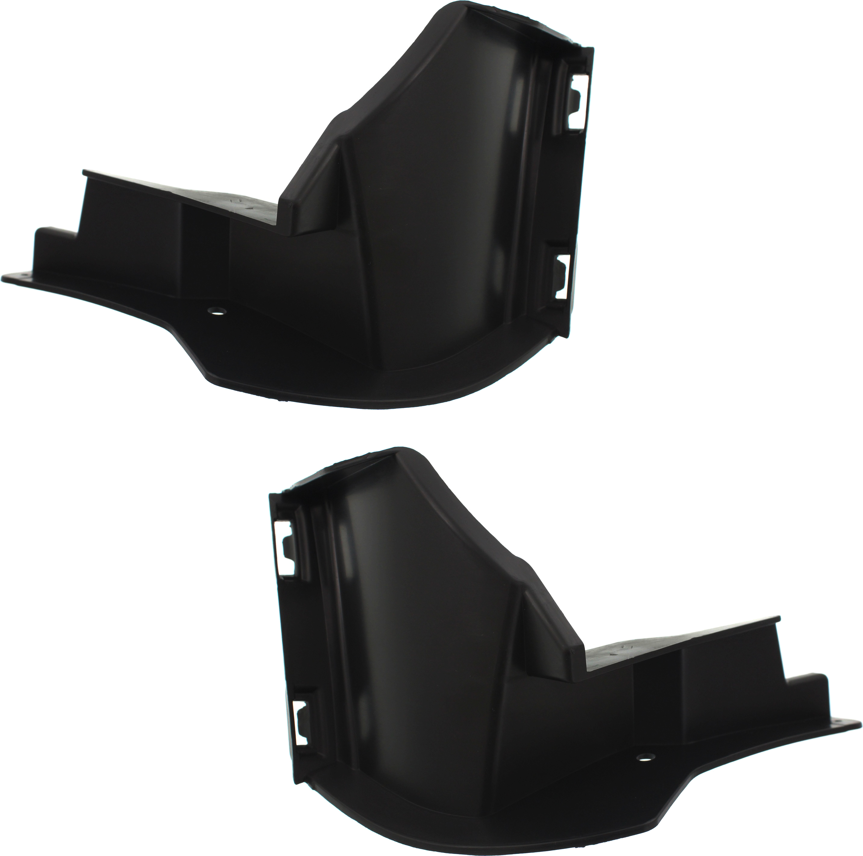AM C CLASS 12-15 FRONT BUMPER RETAINER RH AND LH Inner Black w AMG Pkg Coupe Sedan 12-14 SKU SET REPM014909 Partslink MB1033101 MB1032101 OEM 2048856123-2048856023