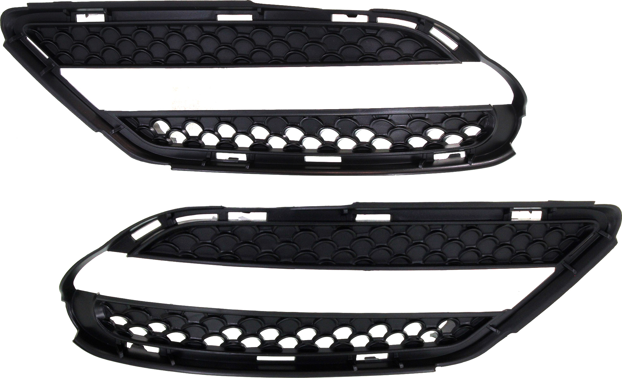 AM S CLASS 07-13 FRONT BUMPER GRILLE RH and LH Outer w Sport and Light Pkg. Exc. S63 S65 Models SKU SET REPM015515 Partslink MB1039123 MB1038123 OEM 2218851653-2218851553