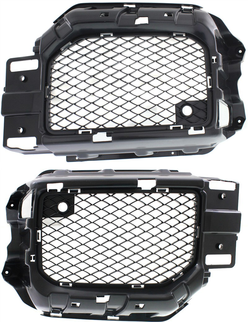 AM G CLASS 13-18 FRONT BUMPER GRILLE RH AND LH Frame Cover Outer Txtd Black G63-13-18 G550 G65 AMG 16-18 SKU SET REPM015525 Partslink MB1039130 MB1038130 OEM 4638851000-4638850254-46388509