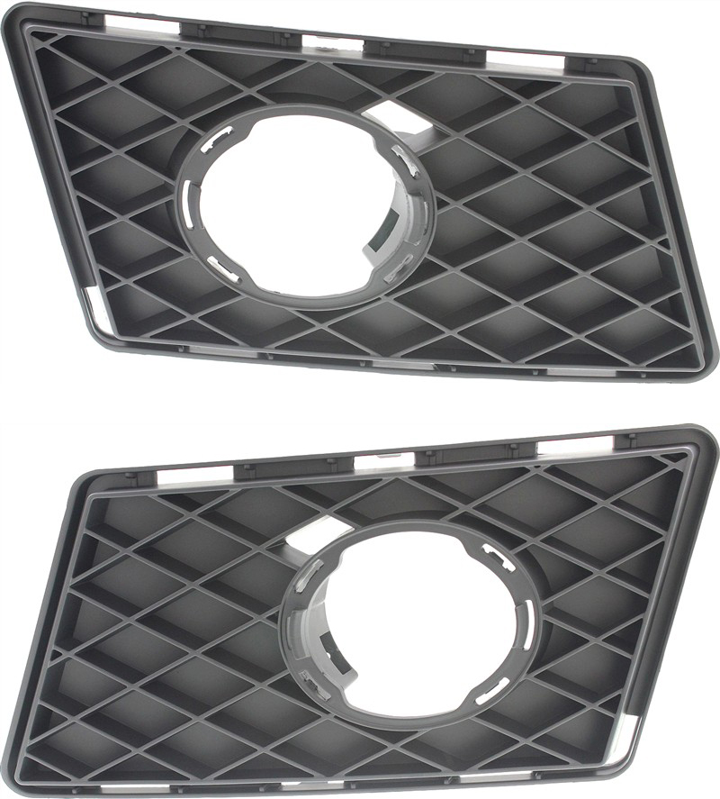 AM GLK350-10-12 FRONT FOG LAMP MOLDING RH AND LH Primed w o Driving Lights Optical Off Road Package and AMG Styling Package SKU SET REPM015527 Partslink MB1039129 MB1038129 OEM 2048853823-2048853723