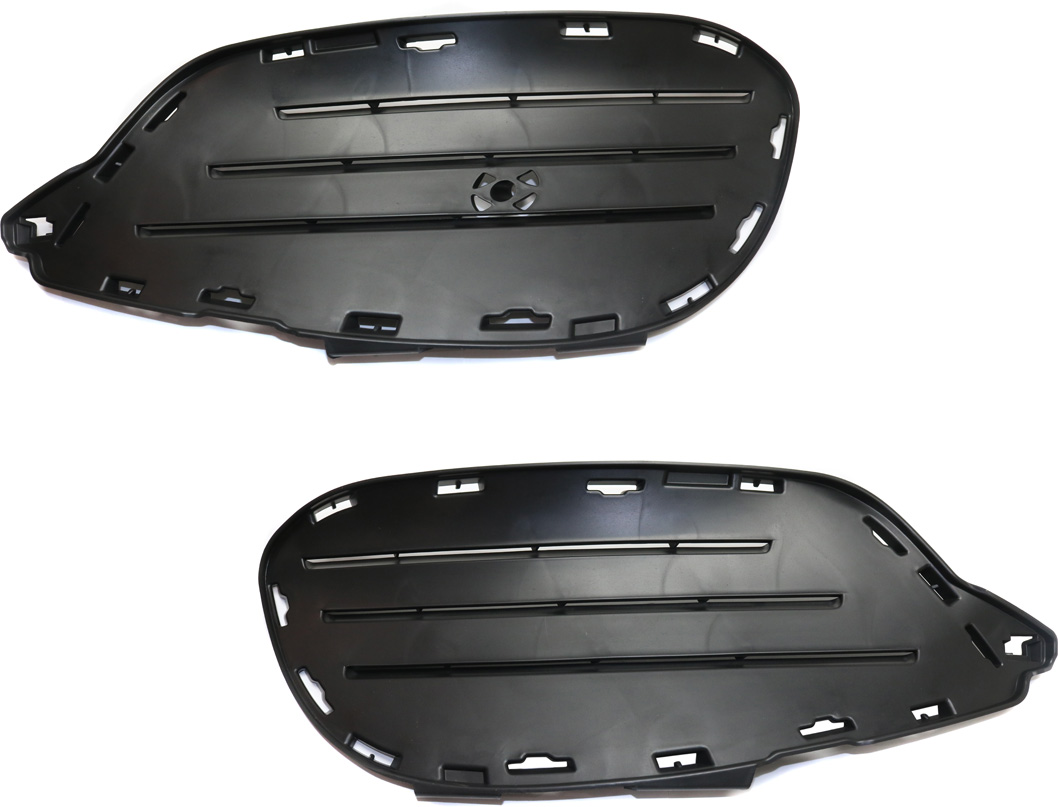 AM E350-14-14 E400-15-17 E550-14-17 FRONT FOG LAMP COVER RH AND LH Primed Lower cover insert SKU SET REPM015547 Partslink MB1038170 MB1039170 OEM 2078852423-2078852523