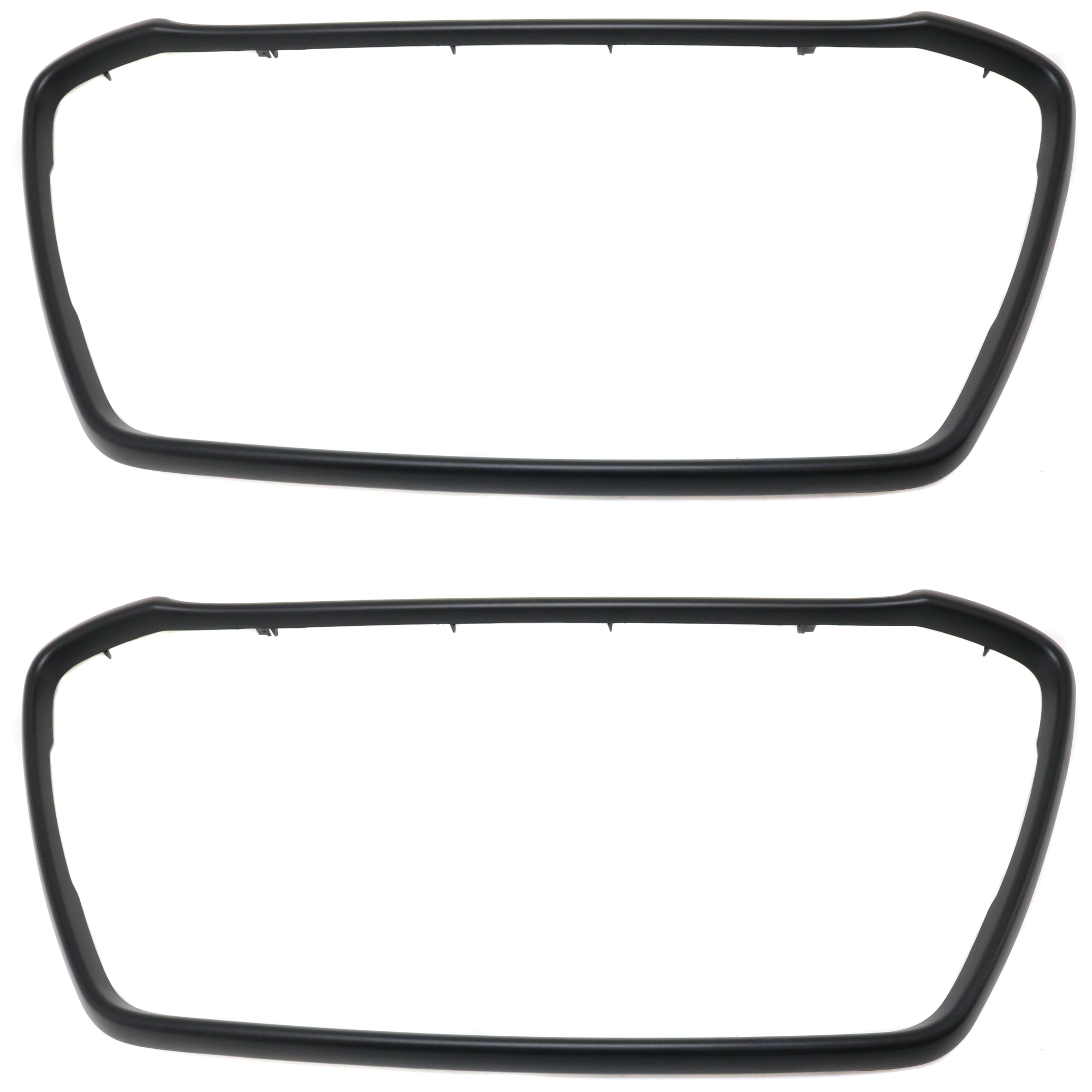 AM OUTLANDER SPORT RVR 13-15 FRONT BUMPER GRILLE MOLDING RH AND LH Garnish Textured SKU SET REPM015912-2
