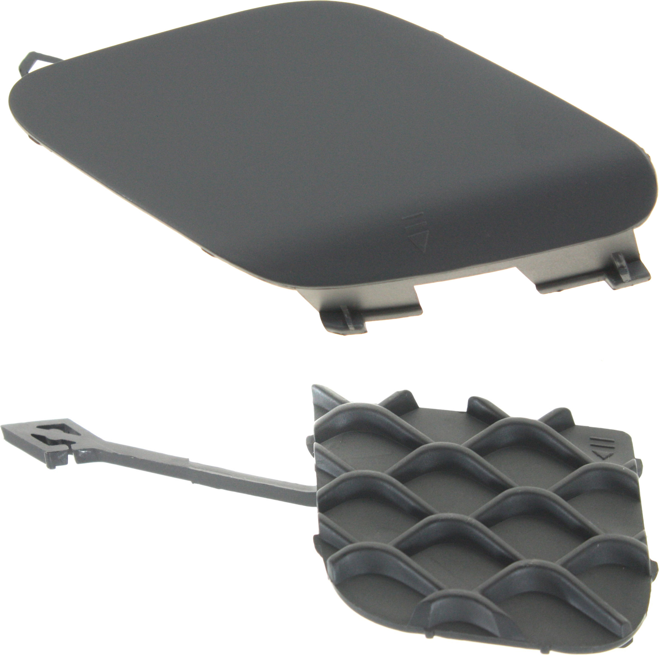 AM E CLASS 14-17 TOW EYE COVER Set of 2 Front and Rear RH Primed w AMG Pkg Conv Cpe SKU SET REPM018433-2 Partslink MB1029130 MB1129119 OEM 20788500249999-20788501249999