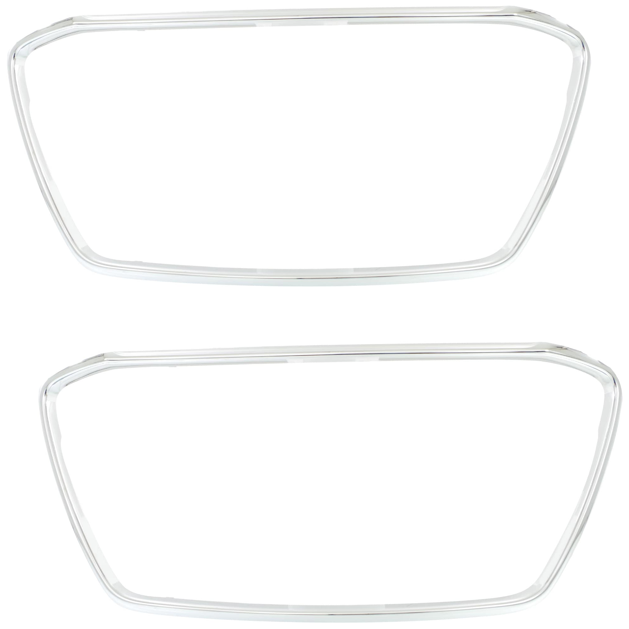AM OUTLANDER SPORT RVR 13-15 FRONT BUMPER GRILLE MOLDING RH AND LH Garnish Chrome Plastic SKU SET REPM020104-2