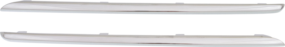 AM E CLASS 14-16 GRILLE MOLDING RH AND LH Upper Chrome w AMG Styling Pkg. Sedan Wagon SKU SET REPM070905 Partslink MB1213100 MB1212100 OEM 2128852421-2128852321