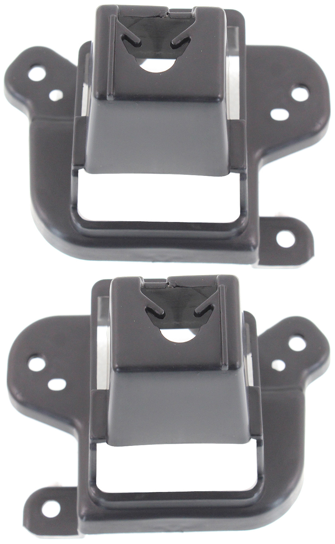 AM MAZDA 3-14-16 GRILLE BRACKET RH AND LH Plastic Hatchback Sedan SKU SET REPM072303 Partslink MA1207105 MA1207104 OEM BJS750153 BJS750163