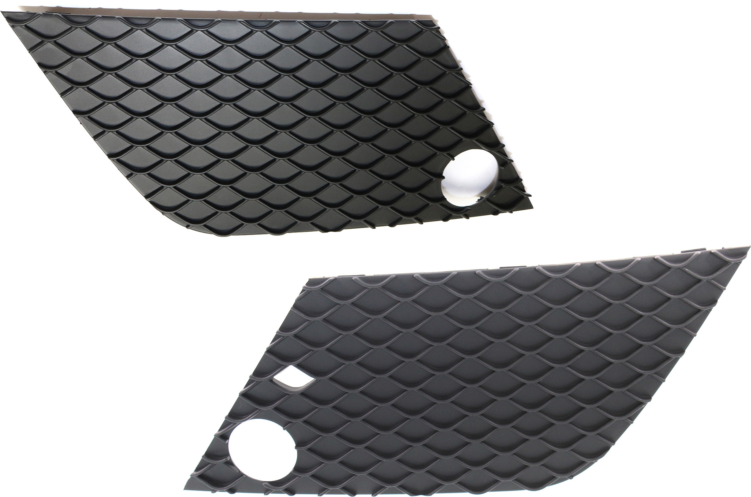 AM ML CLASS 12-15 GRILLE COVER RH and LH Opening Cover Textured w AMG Styling Package Exc. ML63 SKU SET REPM074103 Partslink MB1039184 MB1038184 OEM 1668851822-1668851722