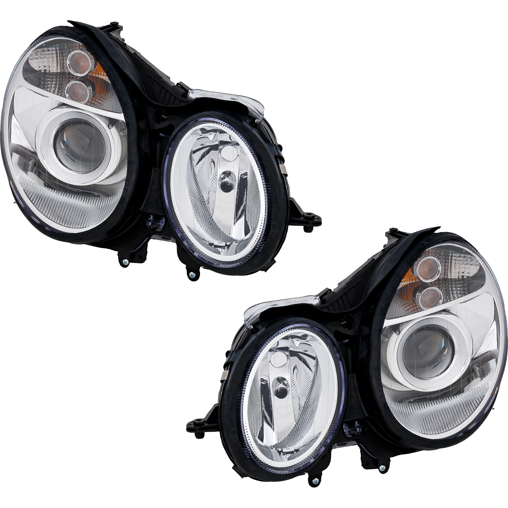 AM E CLASS 03-06 HEAD LAMP RH AND LH Assembly Halogen Sedan Wagon SKU SET REPM100101 Partslink MB2502108 MB2503108 OEM 2118200361-2118200461