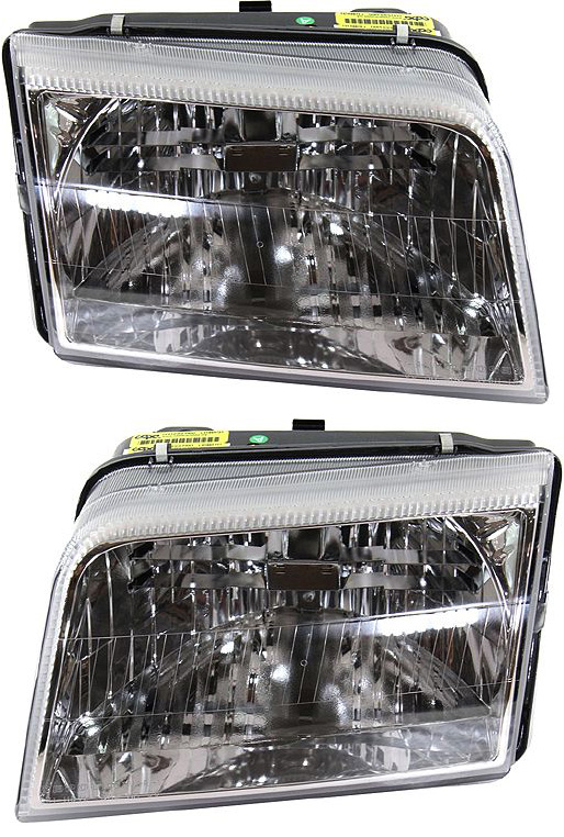 AM GRAND MARQUIS 09-11 HEAD LAMP RH AND LH Assembly Halogen CAPA SKU SET REPM100127Q Partslink FO2502277C FO2503277C OEM 9W3Z13008A 9W3Z13008B