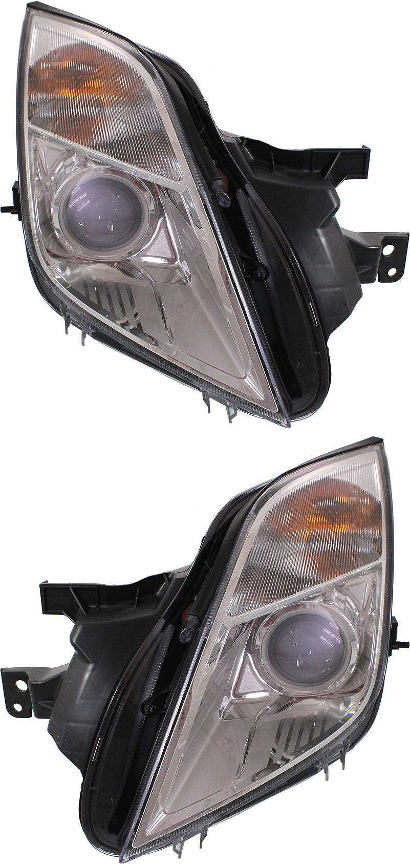 AM MILAN 10-11 HEAD LAMP RH AND LH Assembly Halogen SKU SET REPM100343 Partslink FO2503275 FO2502275 OEM 9N7Z13008A 9N7Z13008B