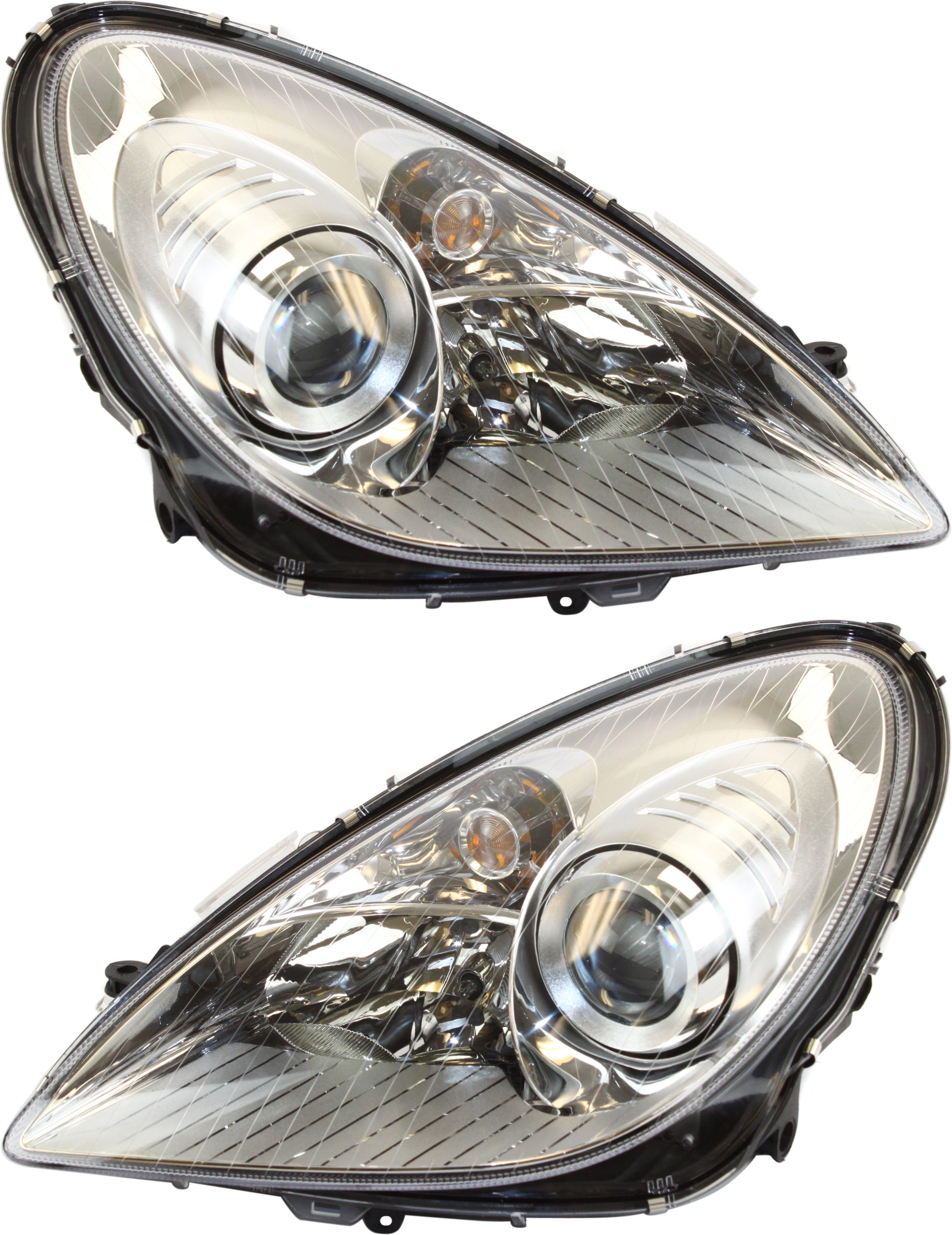 AM SLK CLASS 05-11 HEAD LAMP RH AND LH Assembly Halogen w o Sport Package SKU SET REPM100389 Partslink MB2503165 MB2502165 OEM 1718203661-1718203561