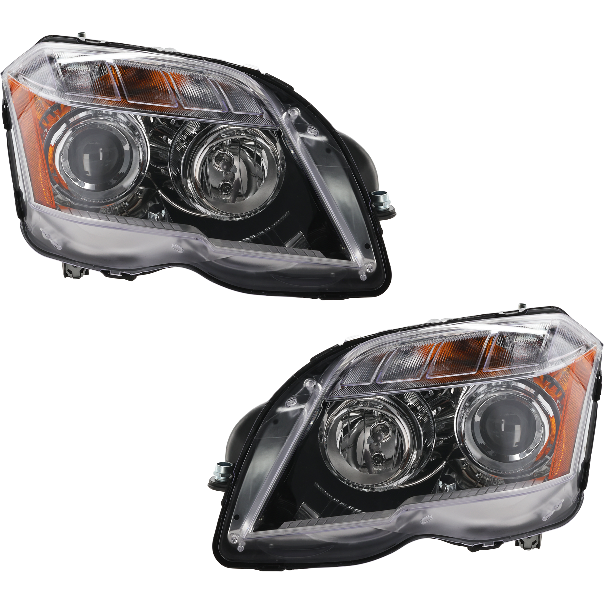 AM GLK350-10-12 HEAD LAMP RH AND LH Assembly Halogen SKU SET REPM100395 Partslink MB2502188 MB2503188 OEM 2048207259-2048207359