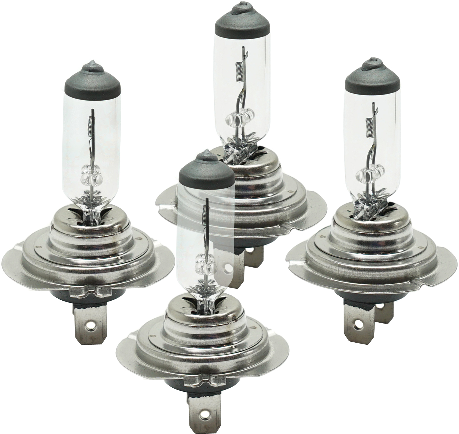 AM BELVEDERE 70-70 DEVILLE 94-94 SL600-95-11 X1-12-13 I3-14-15 HEAD LIGHT BULB RH AND LH Halogen H7-55W 4000K 12 volt Single C 8 Set of 4 SKU SET REPM100401-4