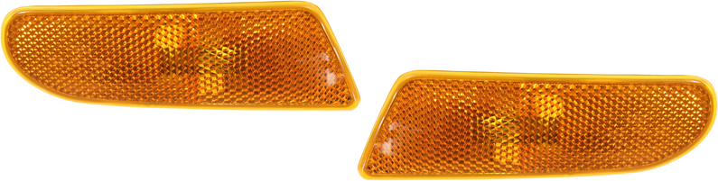 AM S CLASS 00-06 FRONT SIDE MARKER LAMP RH AND LH Lens and Housing 220 Chassis SKU SET REPM104101 Partslink MB2555102 MB2554102 OEM 2208200221-2208200121