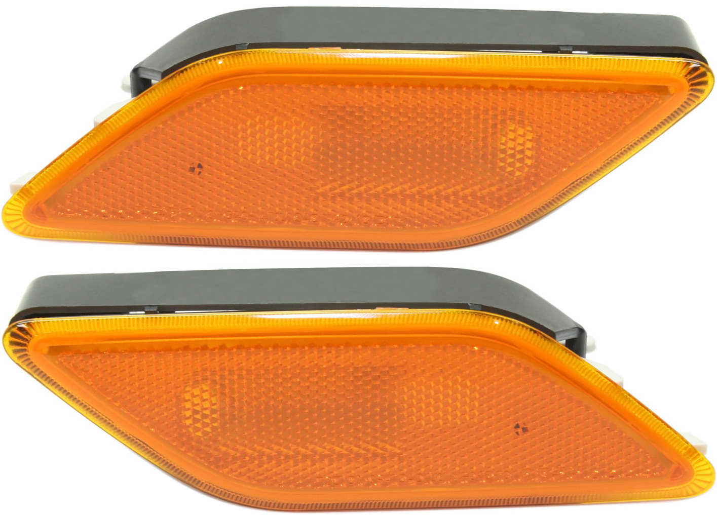 AM E CLASS 10-13 FRONT SIDE MARKER LAMP RH AND LH Lens and Housing Sedan Wagon CAPA SKU SET REPM104507Q Partslink MB2551104C MB2550104C OEM 2128200021-2128200121