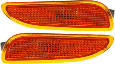 AM CLK CLASS 03-09 FRONT SIDE MARKER LAMP RH AND LH Lens and Housing SKU SET REPM104519 Partslink MB2555106 MB2554106 OEM 209820022164-209820012164