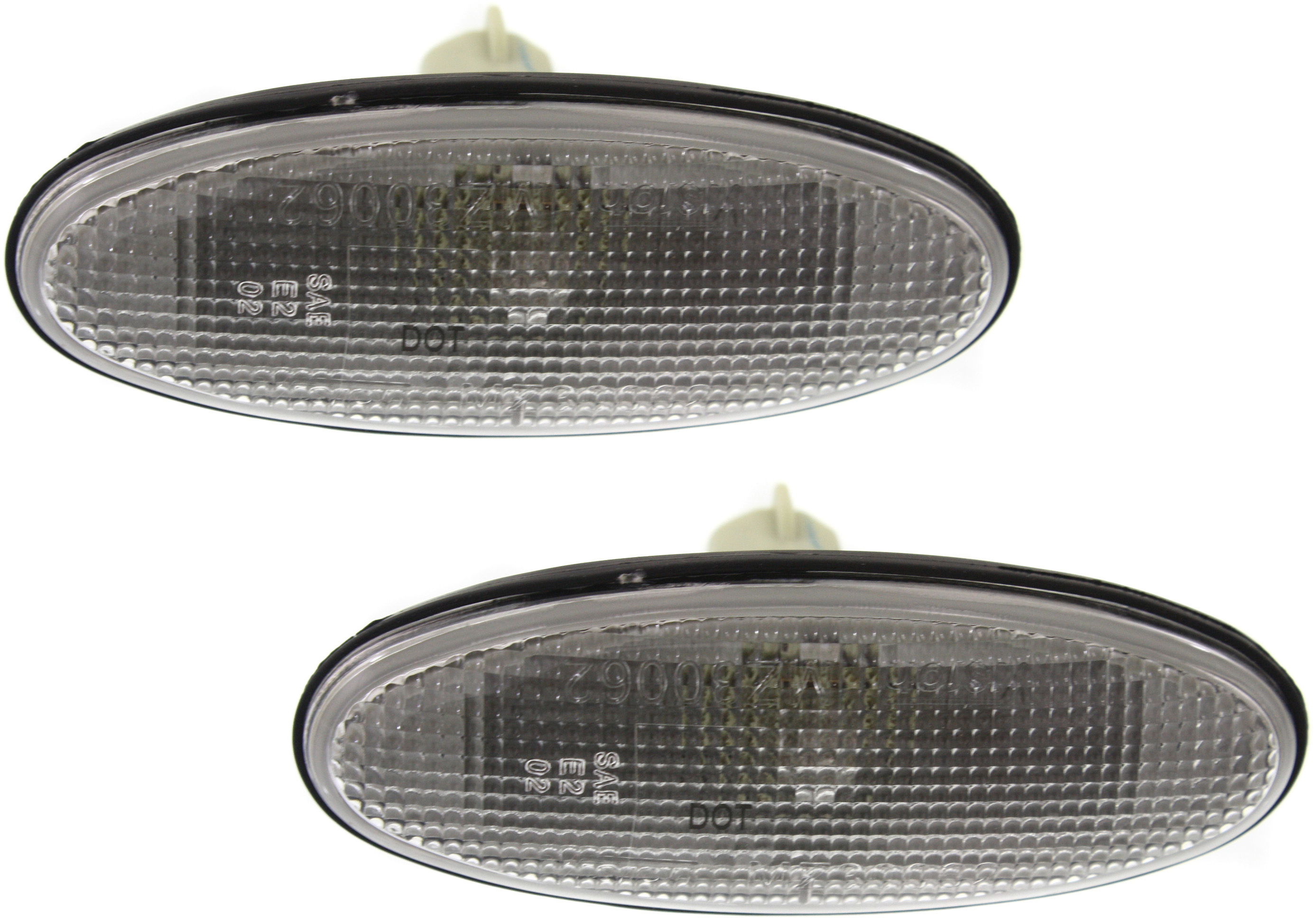 AM PROTEGE 99-03 FRONT SIDE MARKER LAMP RH AND LH Assembly Repeater Lamp w o MP3 Model SKU SET REPM104903 Partslink MA2570103 OEM B33P51120A