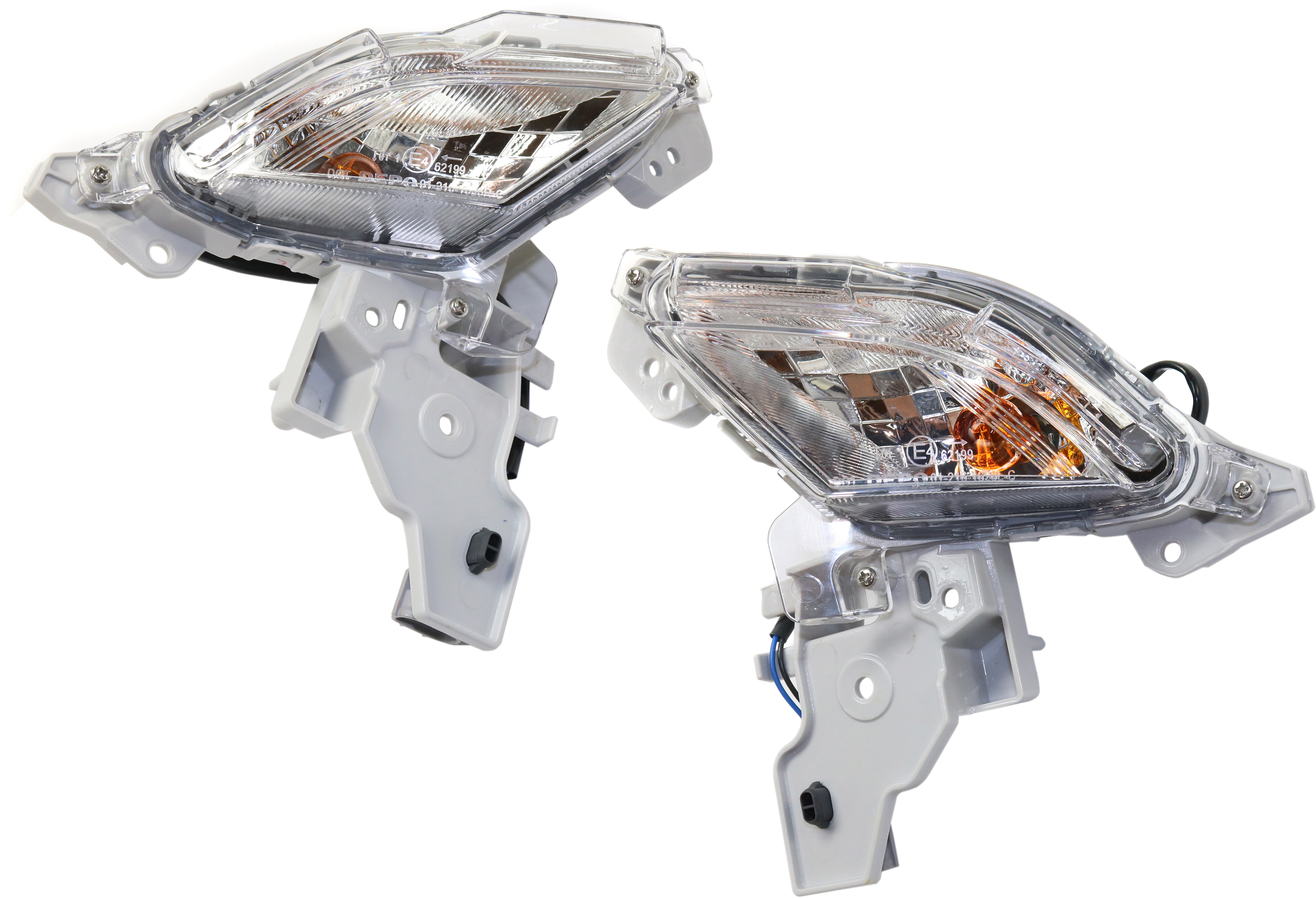 AM CX 3-16-22 SIGNAL LAMP RH AND LH CAPA SKU SET REPM106911Q Partslink MA2531120C MA2530120C OEM DB4G51350A DB4G51360A