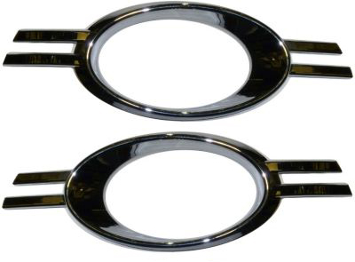 AM C CLASS 08-11 FRONT FOG LAMP MOLDING RH AND LH Chrome w Sport Pkg For Models w Bi Xenon Head Lights SKU SET REPM107513 Partslink MB1039116 MB1038116 OEM 2048851474-2048851374